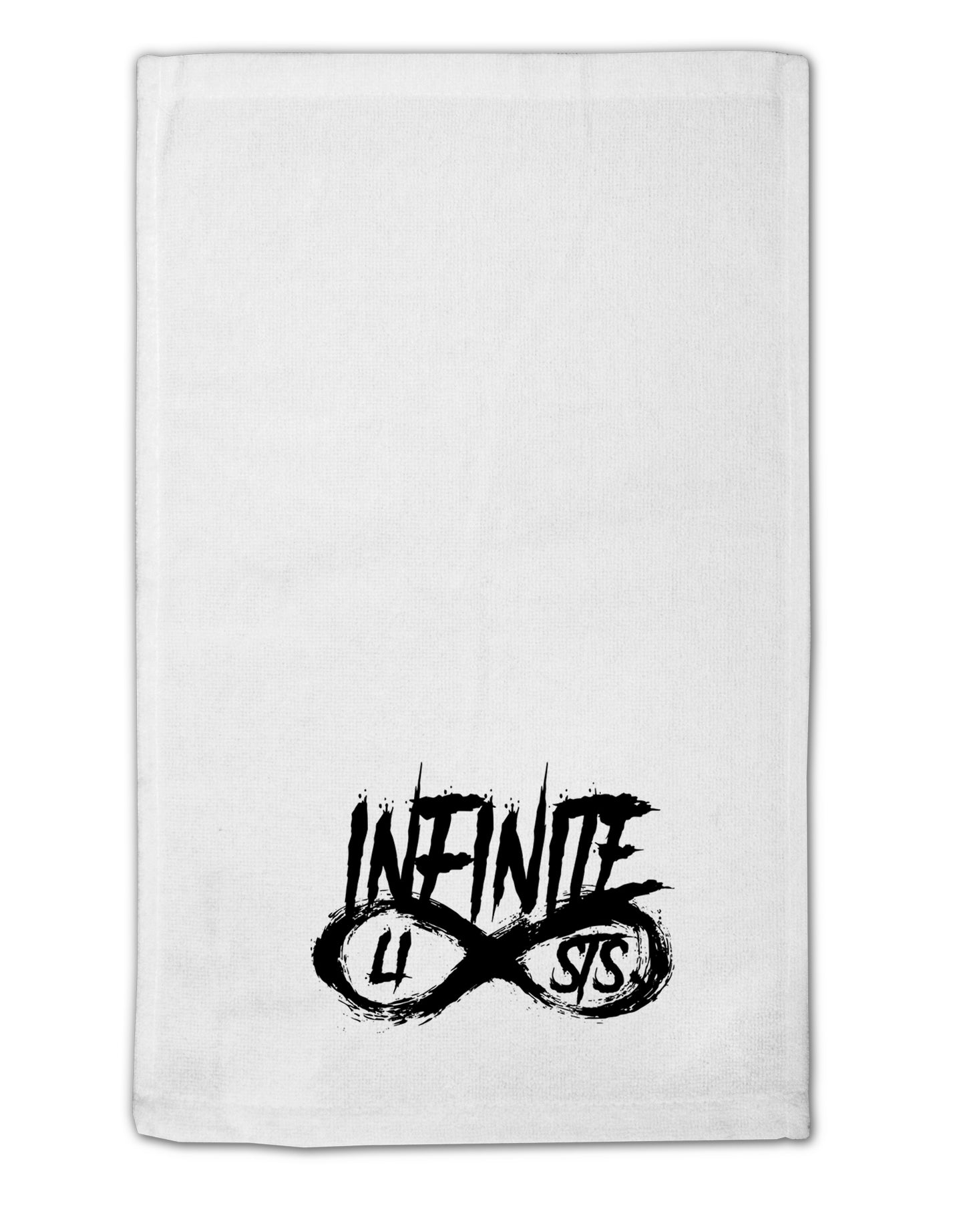 Infinite Lists 11"x18" Dish Fingertip Towel by TooLoud-TooLoud-White-Davson Sales