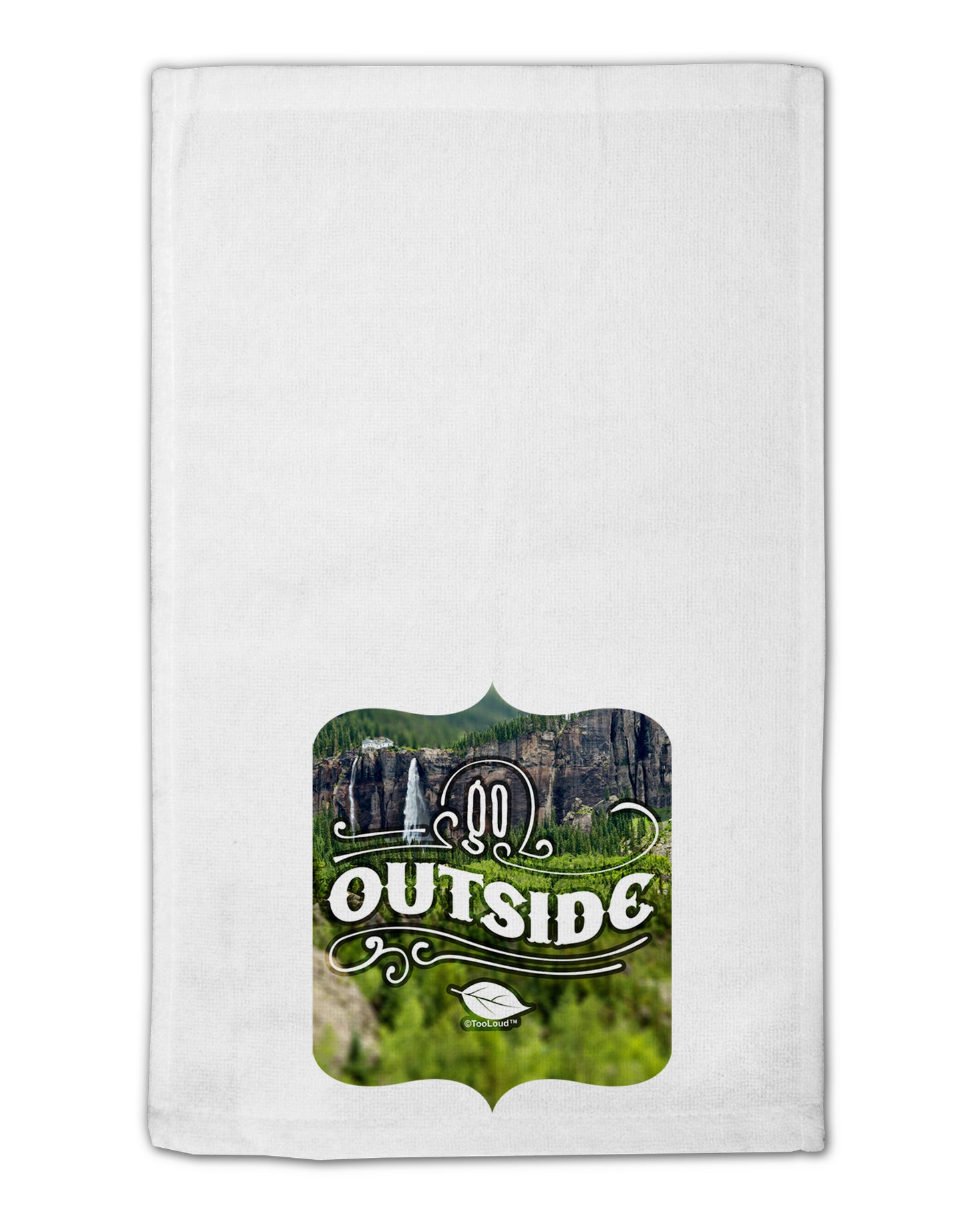 Go Outside - Beautiful Cliffs 11"x18" Dish Fingertip Towel by TooLoud-TooLoud-White-Davson Sales