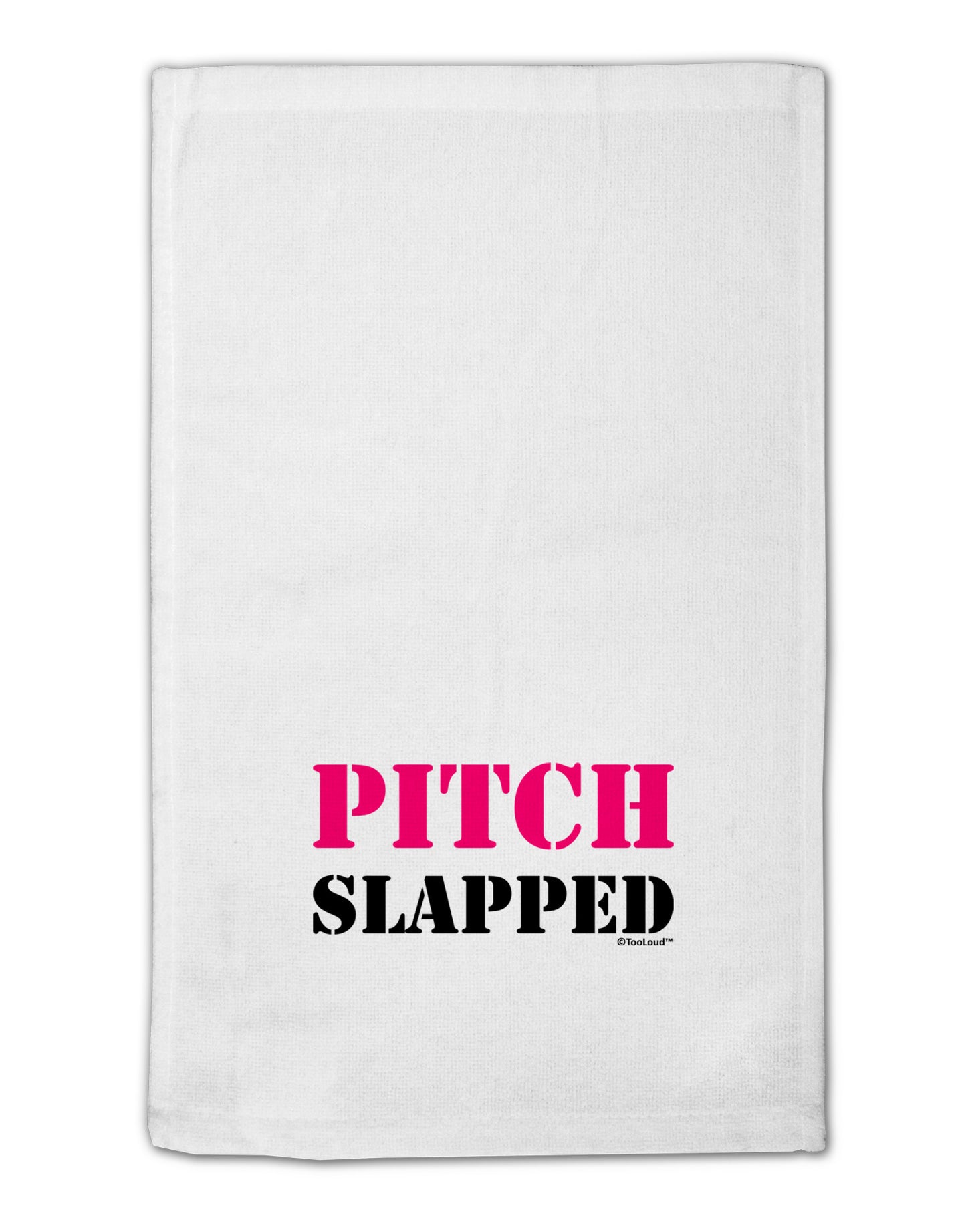 Pitch Slapped - Pink 11"x18" Dish Fingertip Towel-Fingertip Towel-TooLoud-White-Davson Sales