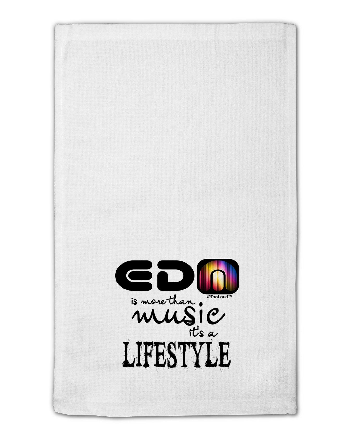 EDM - A Lifestyle 11"x18" Dish Fingertip Towel-Fingertip Towel-TooLoud-White-Davson Sales