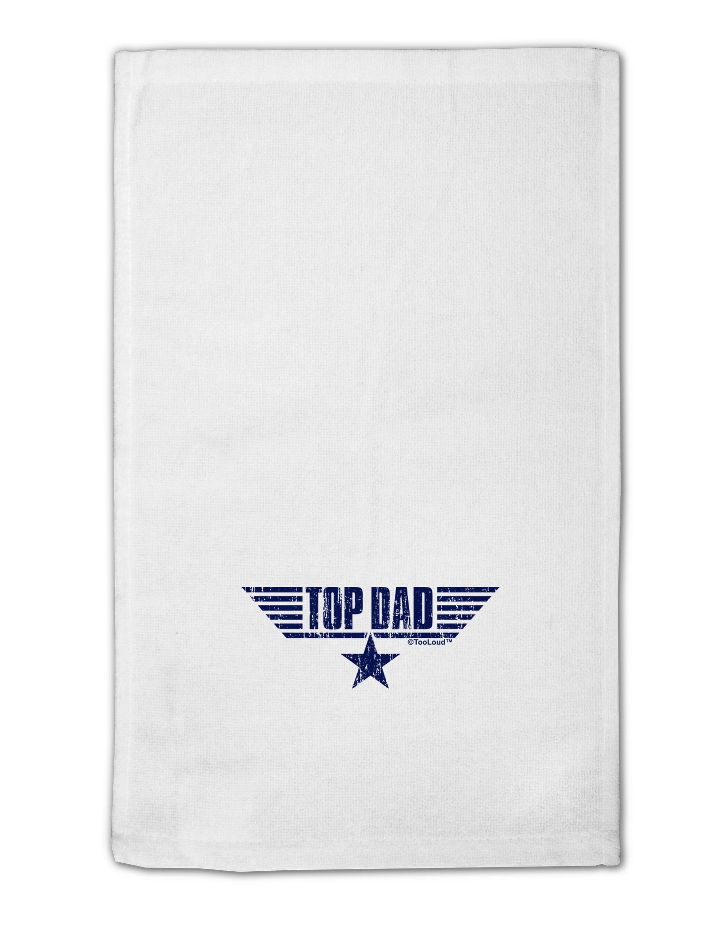 Top Dad Father's Day 11"x18" Dish Fingertip Towel-Fingertip Towel-TooLoud-White-Davson Sales
