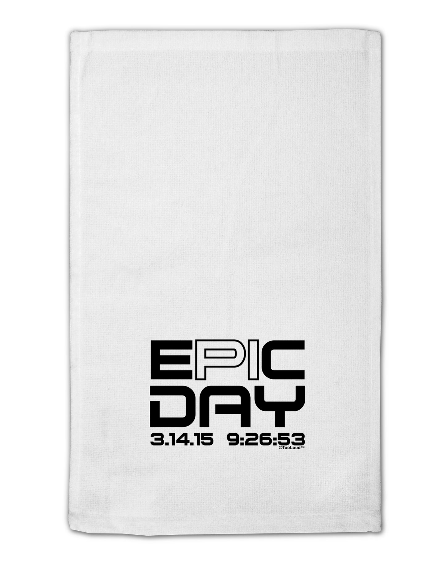 Epic Pi Day Text Design 11"x18" Dish Fingertip Towel by TooLoud-Fingertip Towel-TooLoud-White-Davson Sales