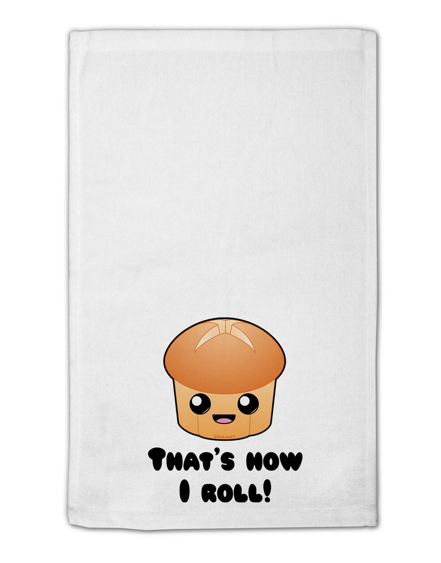 How I Roll Cute Roll 11"x18" Dish Fingertip Towel-Fingertip Towel-TooLoud-White-Davson Sales