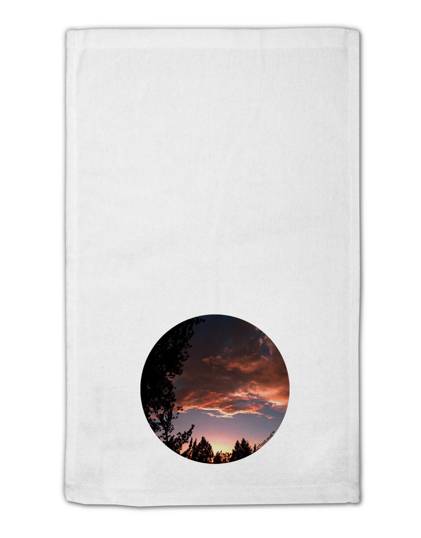 Forest Sunset 11"x18" Dish Fingertip Towel by TooLoud-Fingertip Towel-TooLoud-White-Davson Sales