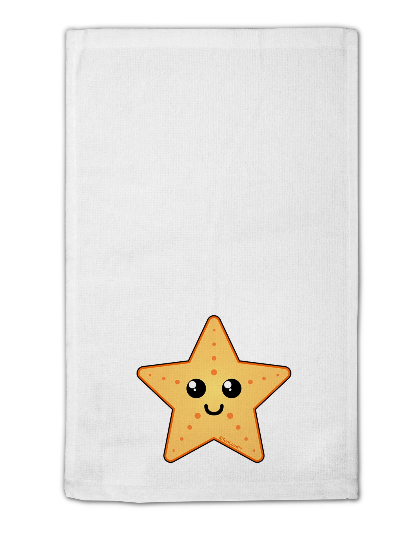 Cute Starfish 11"x18" Dish Fingertip Towel by TooLoud-Fingertip Towel-TooLoud-White-Davson Sales