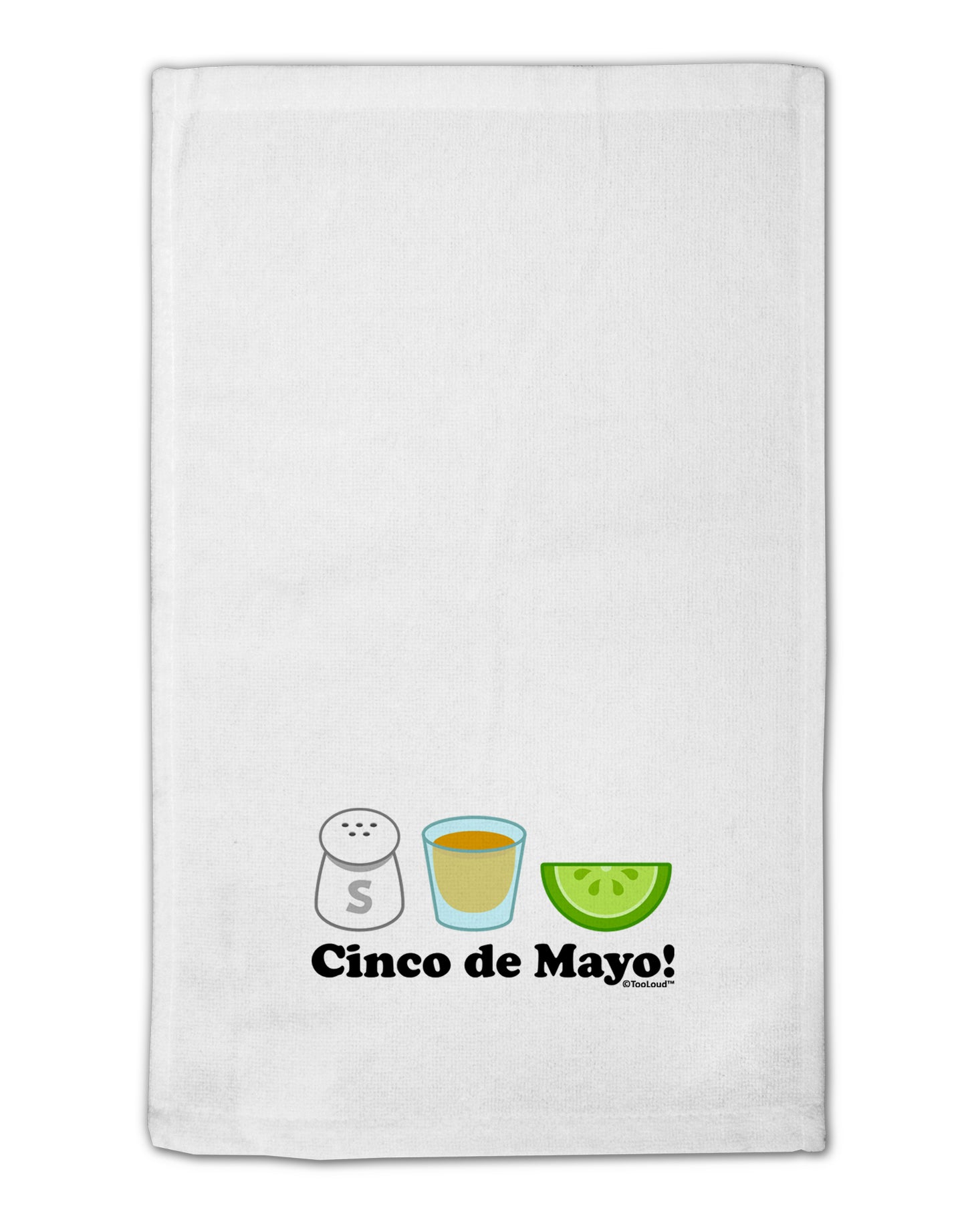 Cinco de Mayo Design - Salt Tequila Lime 11"x18" Dish Fingertip Towel by TooLoud-Fingertip Towel-TooLoud-White-Davson Sales