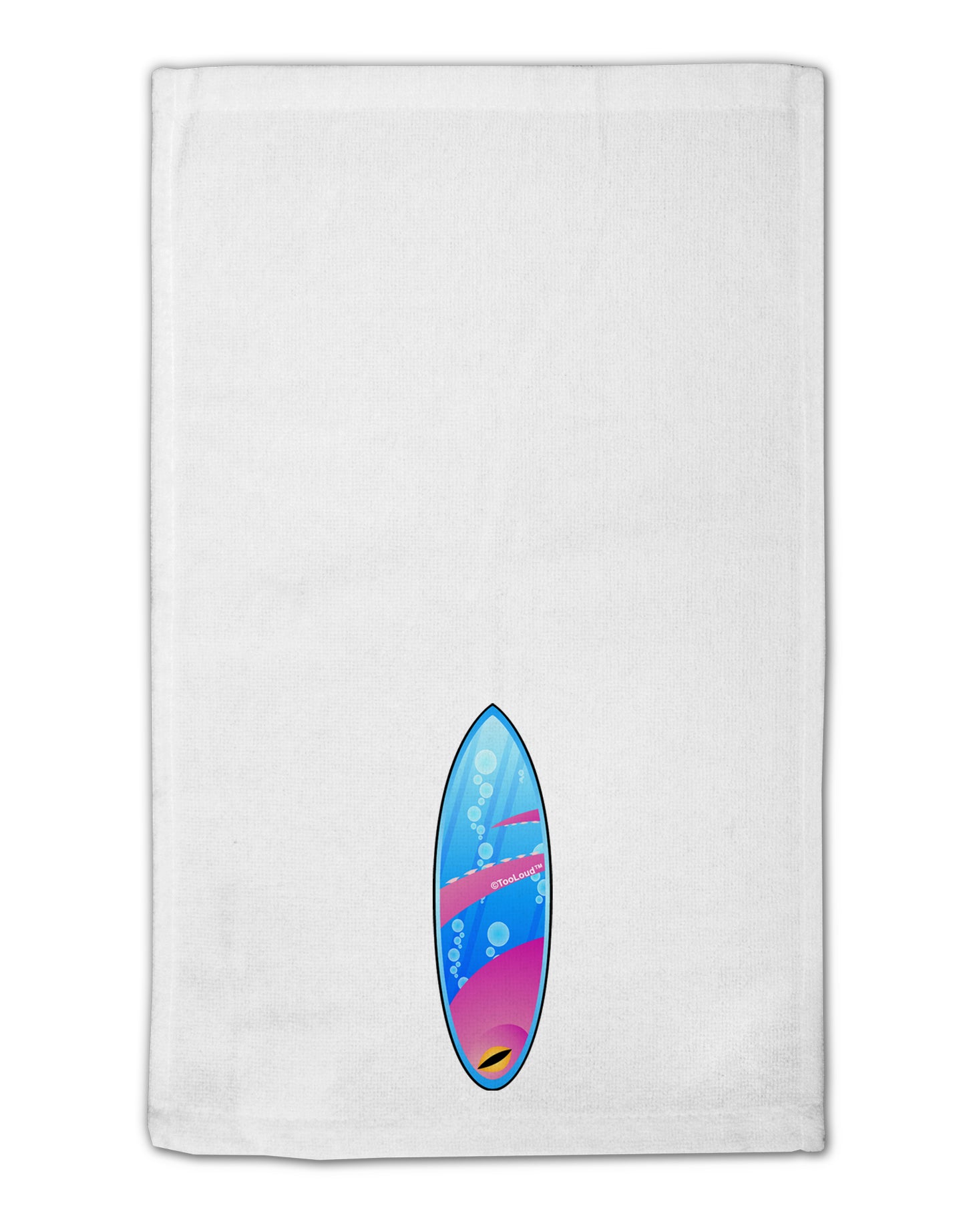 Octopus Surfboard 11"x18" Dish Fingertip Towel by TooLoud-Fingertip Towel-TooLoud-White-Davson Sales