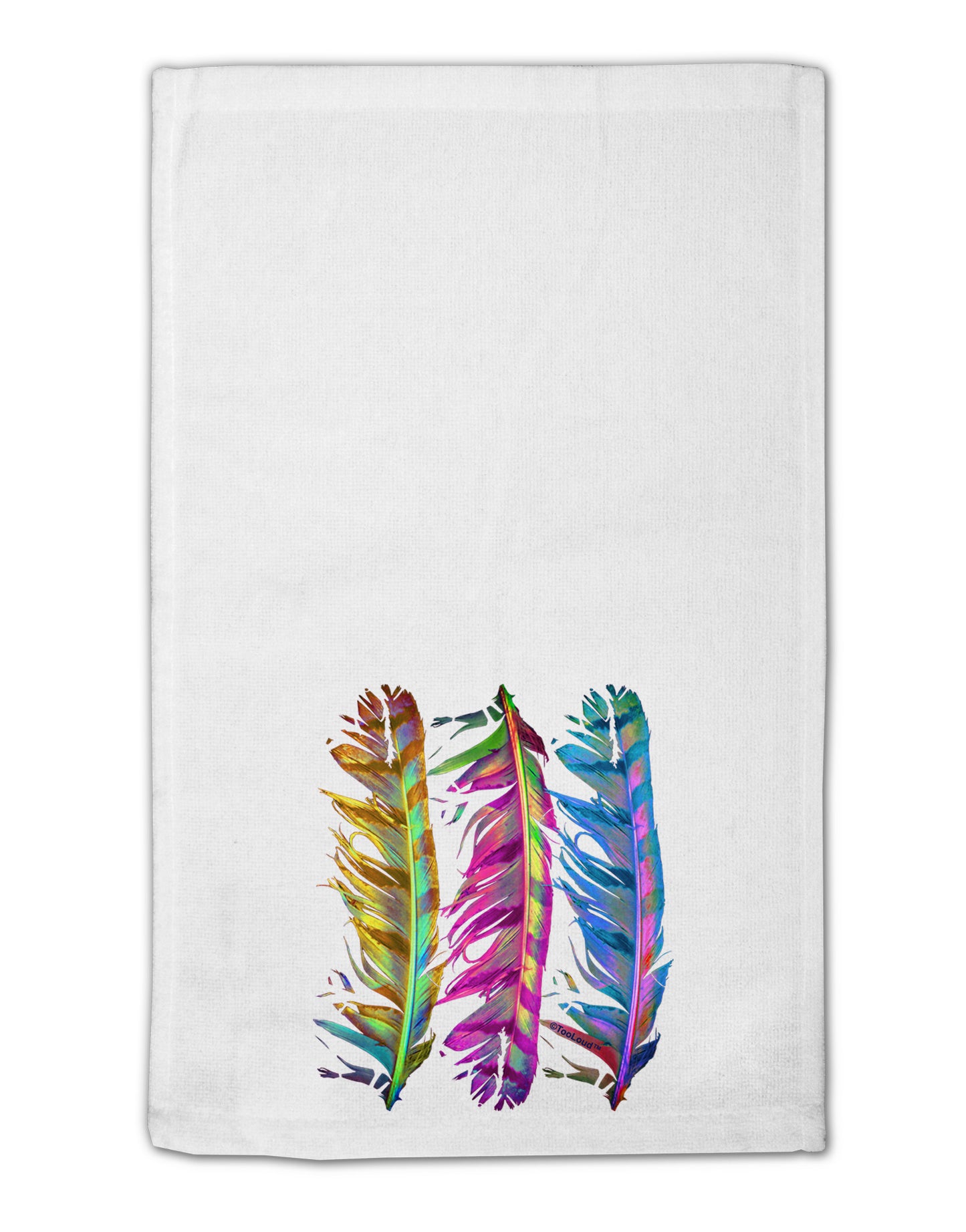 Magic Feathers 11"x18" Dish Fingertip Towel-Fingertip Towel-TooLoud-White-Davson Sales