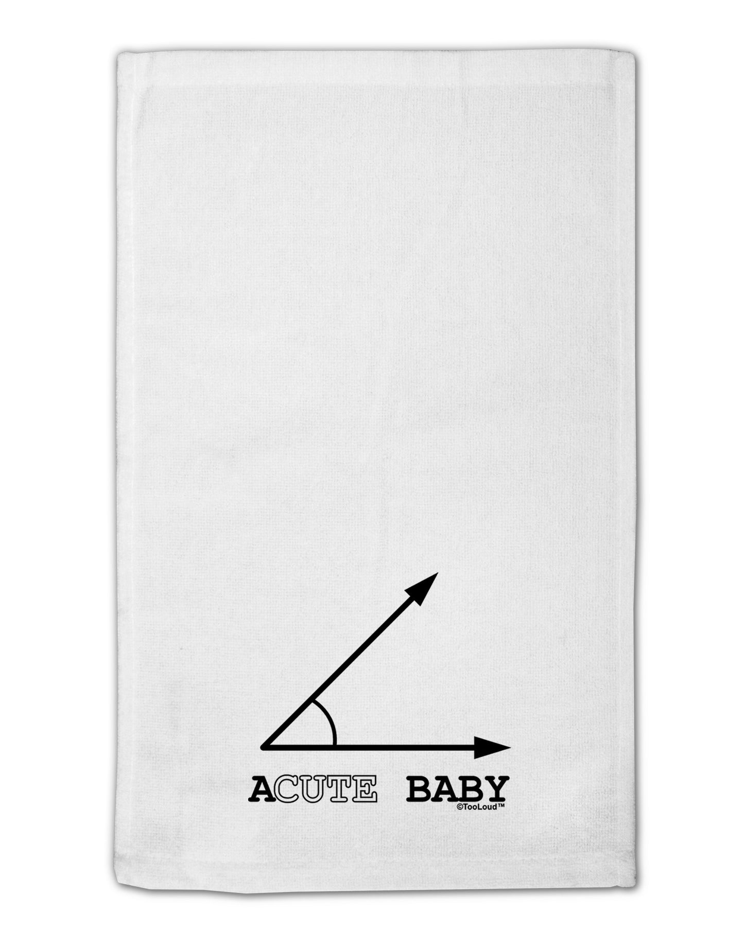 Acute Baby 11"x18" Dish Fingertip Towel-Fingertip Towel-TooLoud-White-Davson Sales
