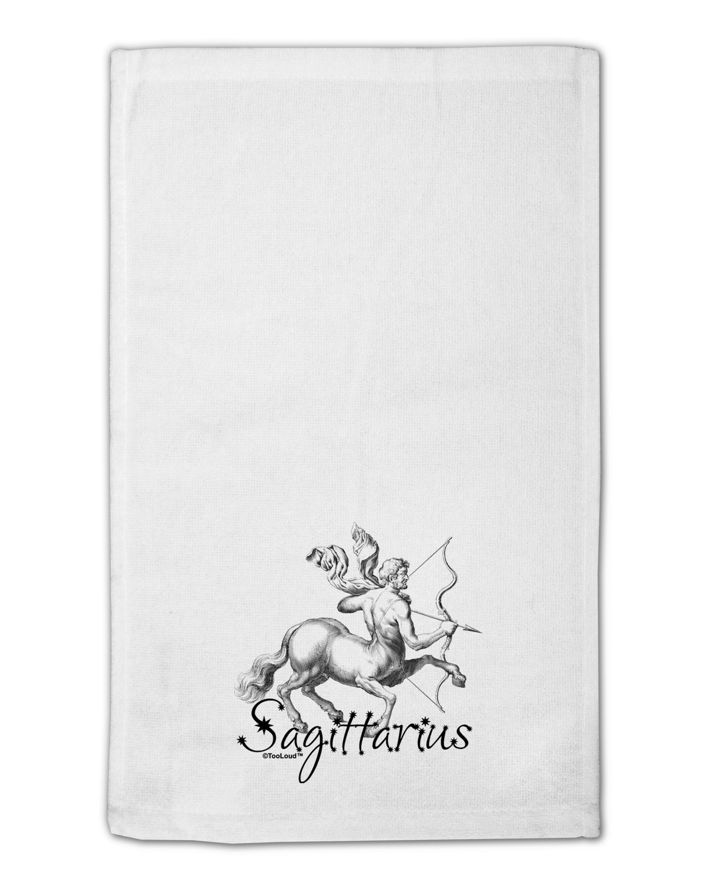 Sagittarius Illustration 11"x18" Dish Fingertip Towel-Fingertip Towel-TooLoud-White-Davson Sales