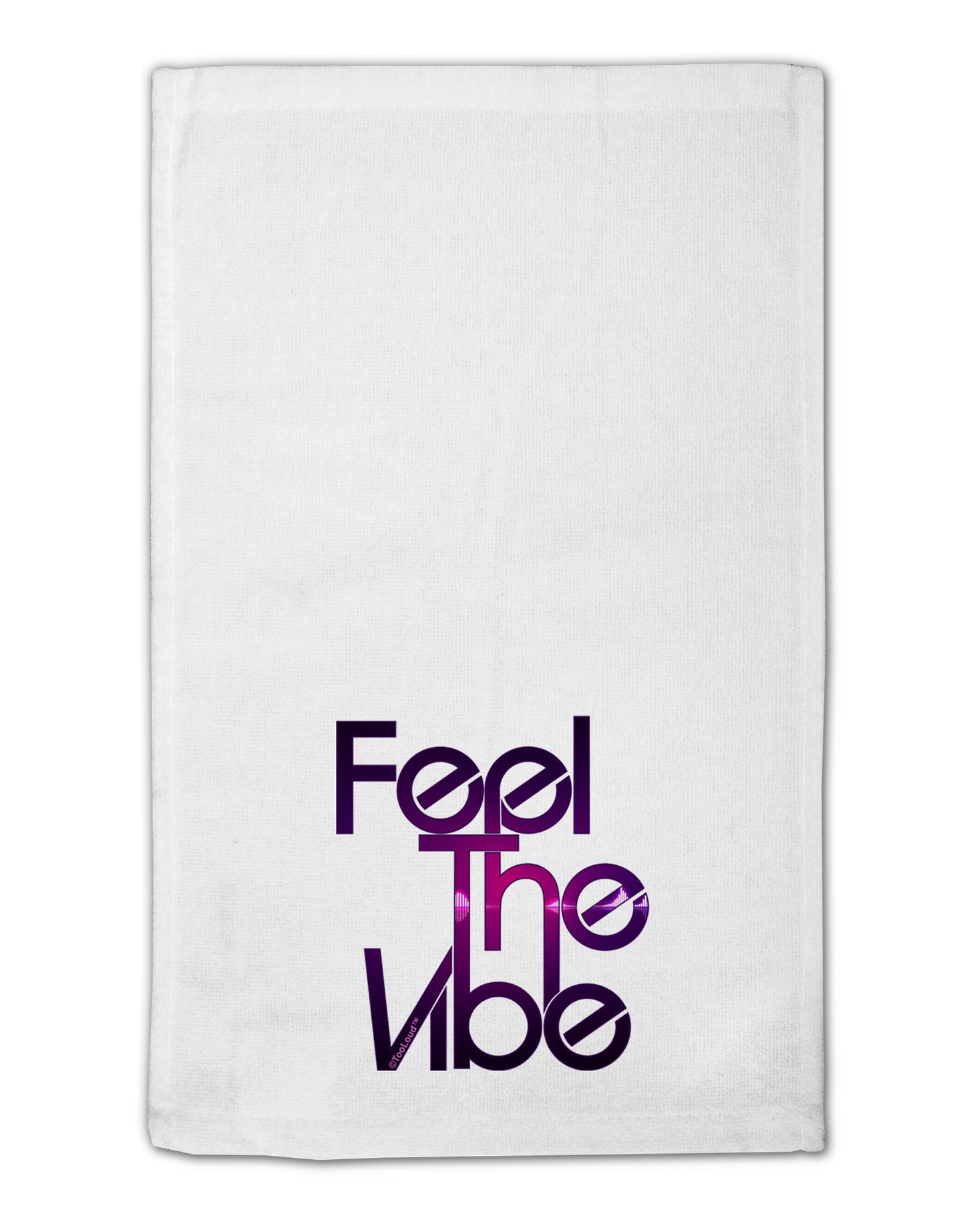 Feel The Vibe 11"x18" Dish Fingertip Towel-Fingertip Towel-TooLoud-White-Davson Sales