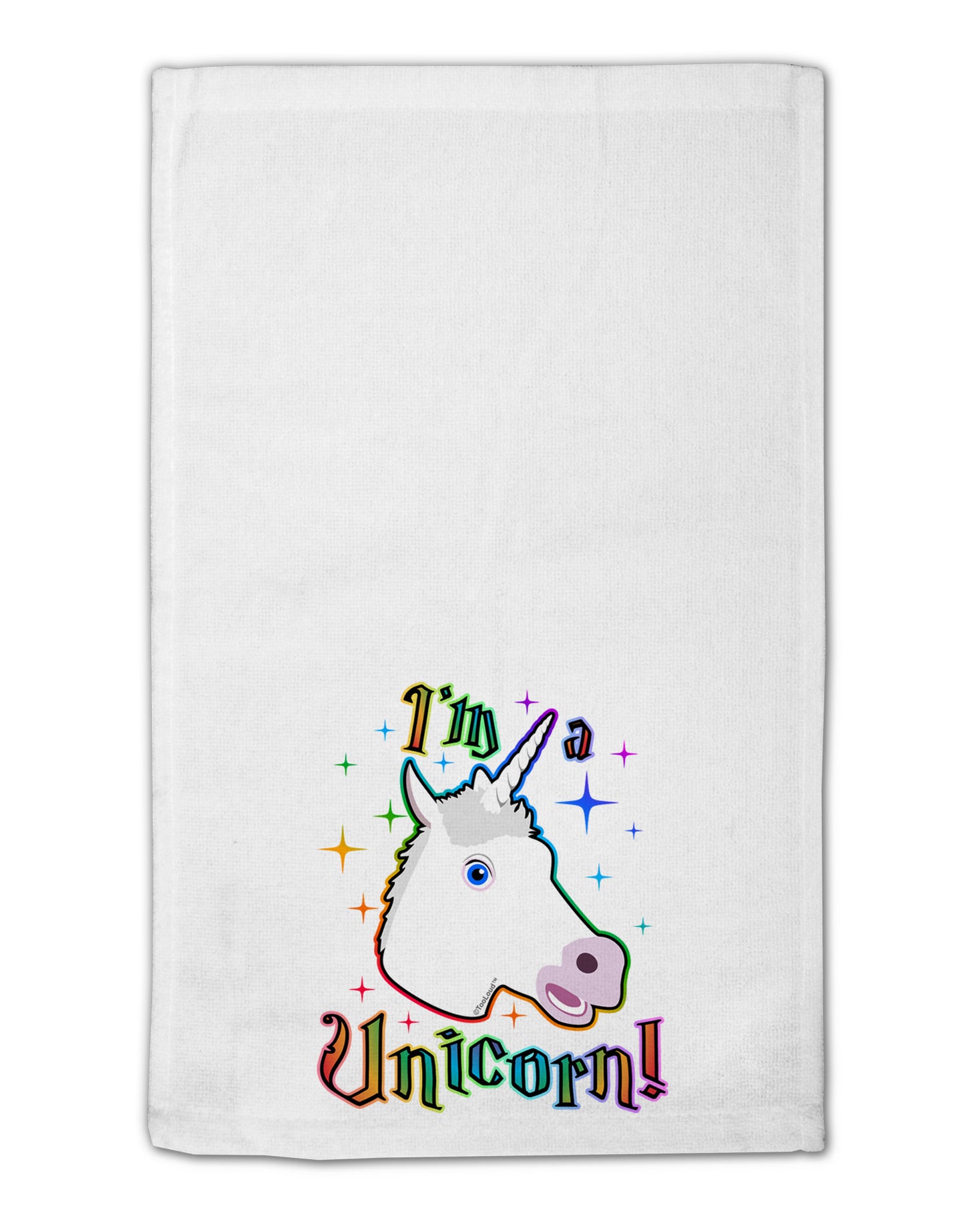 I'm a Unicorn 11"x18" Dish Fingertip Towel-Fingertip Towel-TooLoud-White-Davson Sales