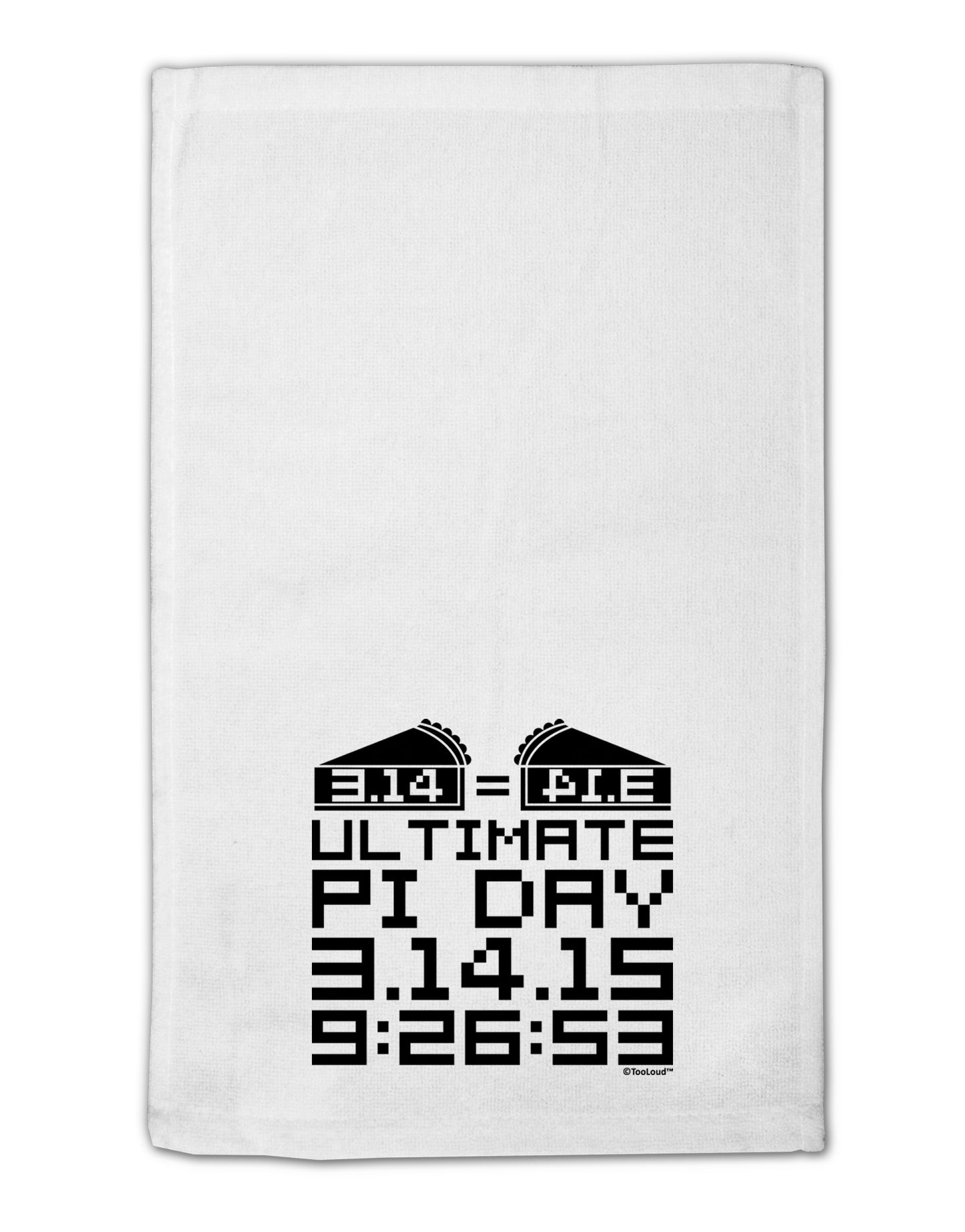 Ultimate Pi Day Design - Mirrored Pies 11"x18" Dish Fingertip Towel by TooLoud-Fingertip Towel-TooLoud-White-Davson Sales