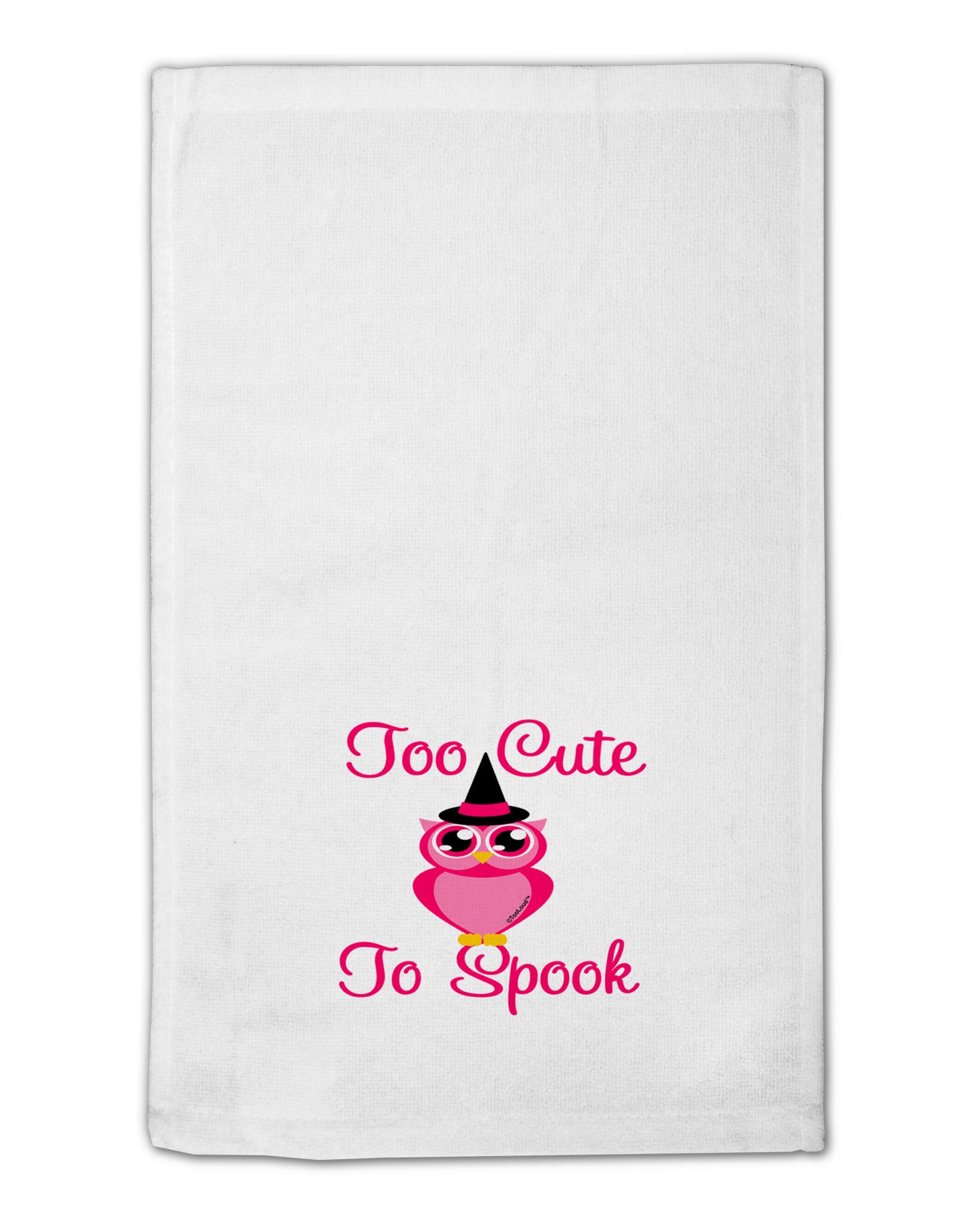 Owl Too Cute Pink 11"x18" Dish Fingertip Towel-Fingertip Towel-TooLoud-White-Davson Sales