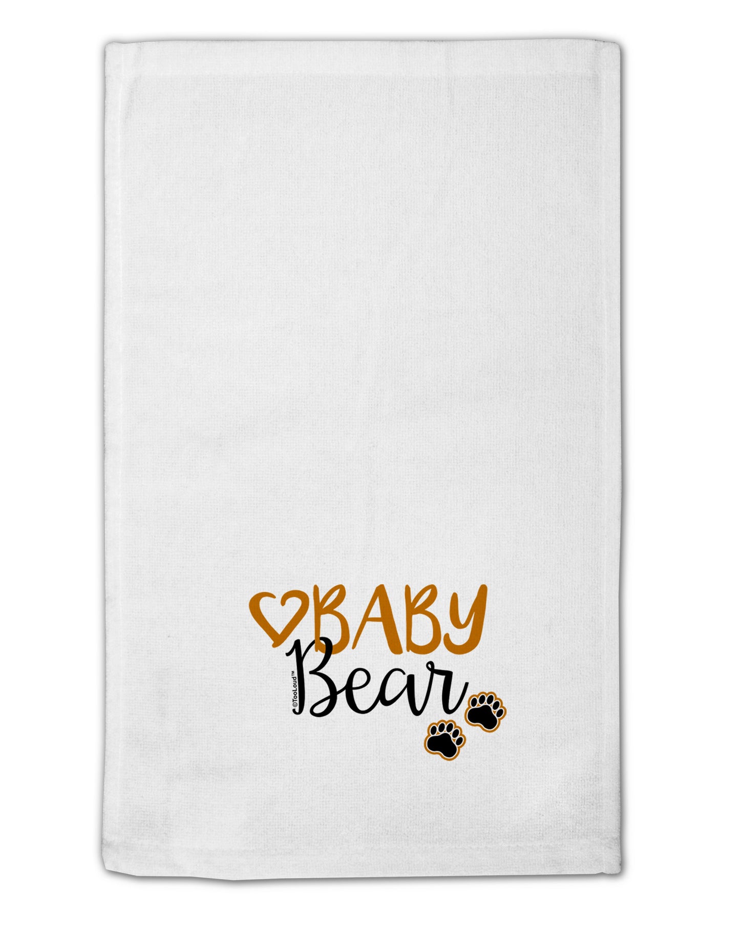 Baby Bear Paws 11"x18" Dish Fingertip Towel-Fingertip Towel-TooLoud-White-Davson Sales
