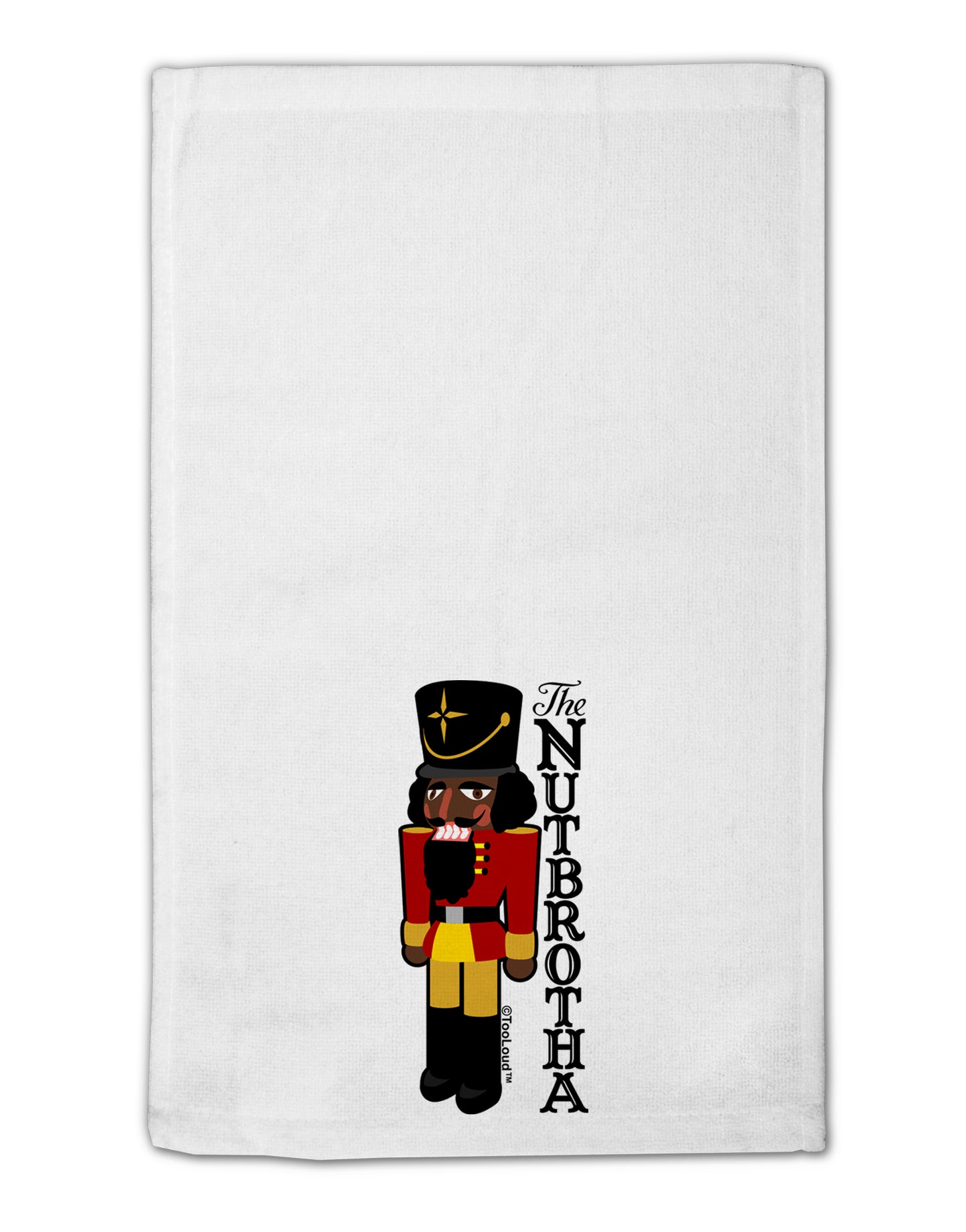 The Nutbrotha - Black Nutcracker 11"x18" Dish Fingertip Towel by TooLoud-TooLoud-White-Davson Sales