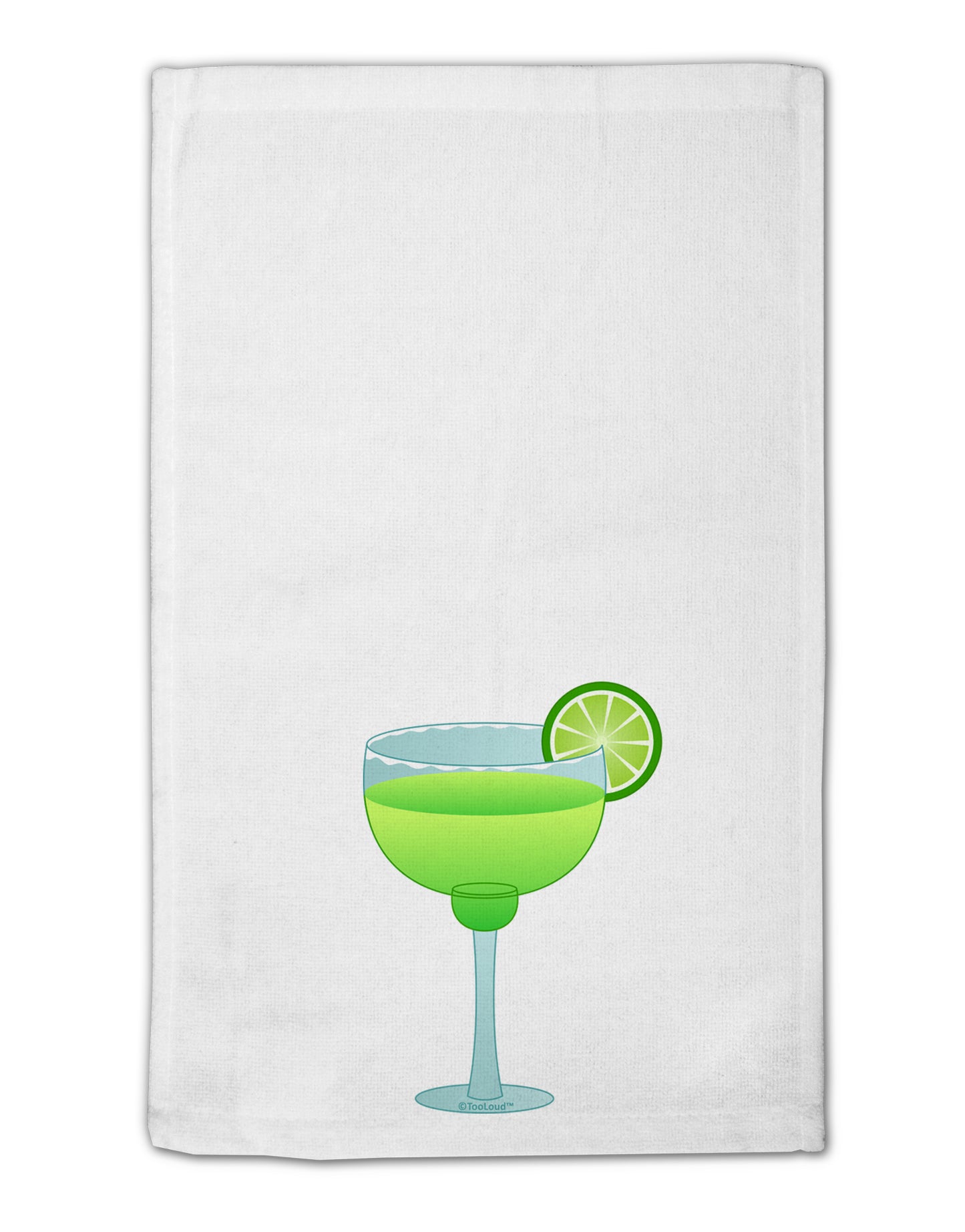 Green Margarita with Lime - Cinco de Mayo 11"x18" Dish Fingertip Towel by TooLoud-Fingertip Towel-TooLoud-White-Davson Sales