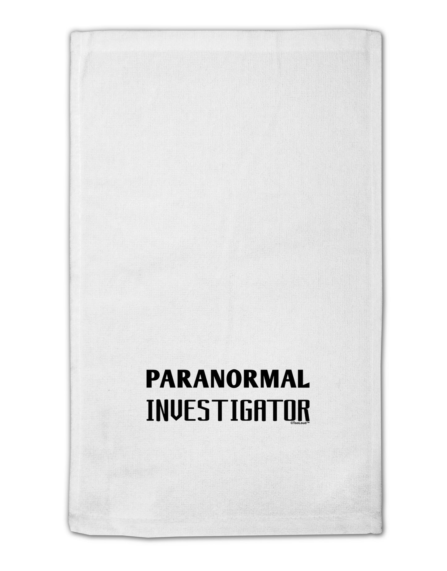Paranormal Investigator 11"x18" Dish Fingertip Towel-Fingertip Towel-TooLoud-White-Davson Sales
