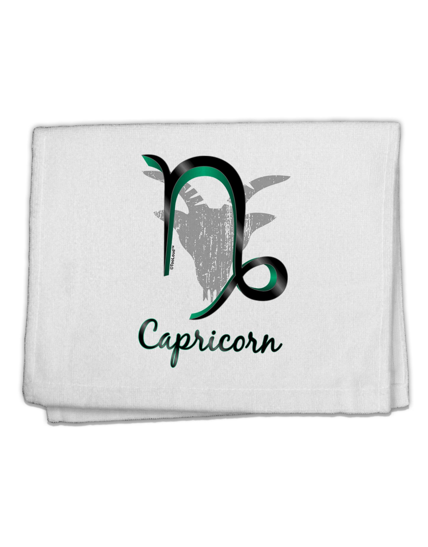 Capricorn Symbol 11"x18" Dish Fingertip Towel-Fingertip Towel-TooLoud-White-Davson Sales