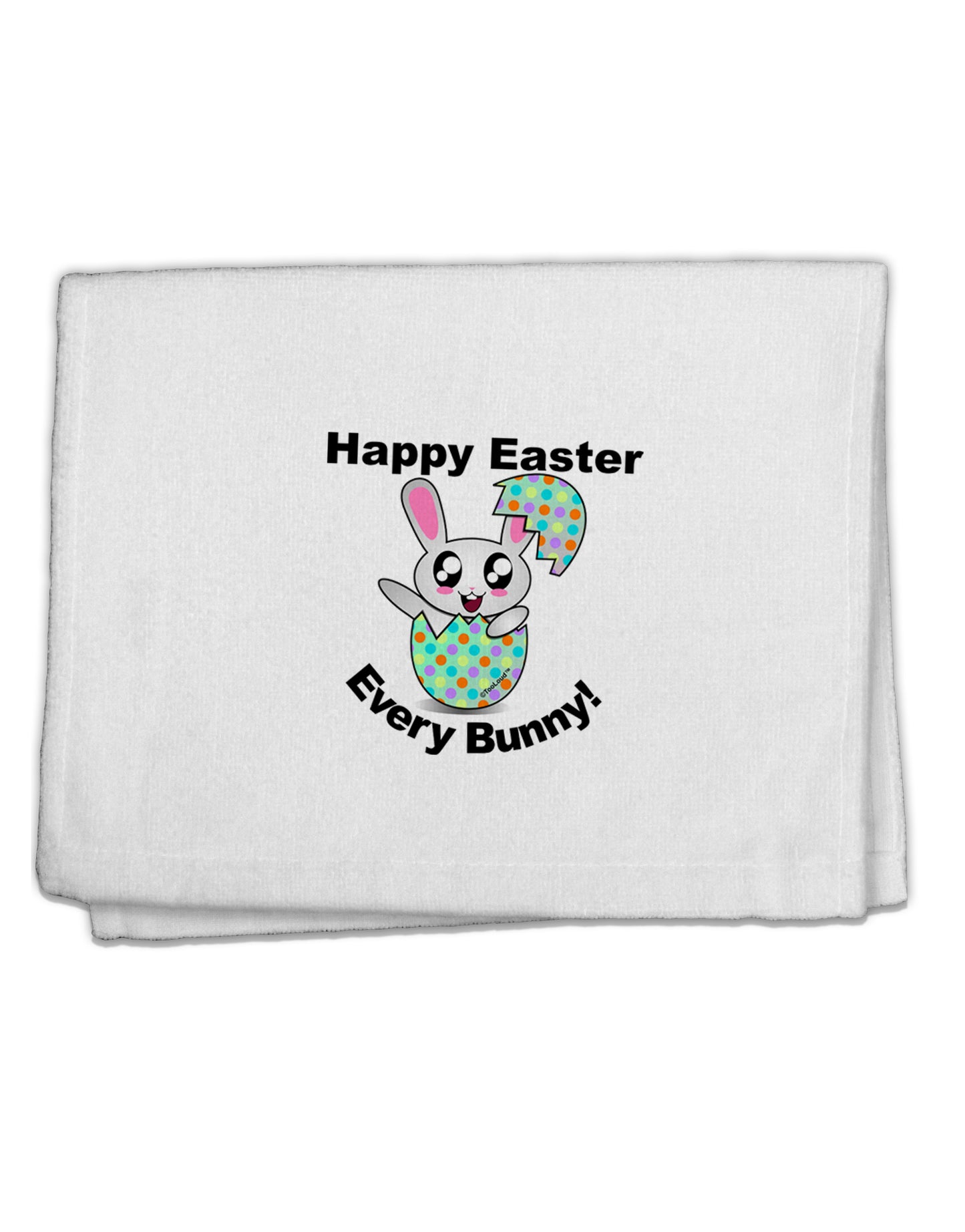 Happy Easter Every Bunny 11"x18" Dish Fingertip Towel by TooLoud-TooLoud-White-Davson Sales