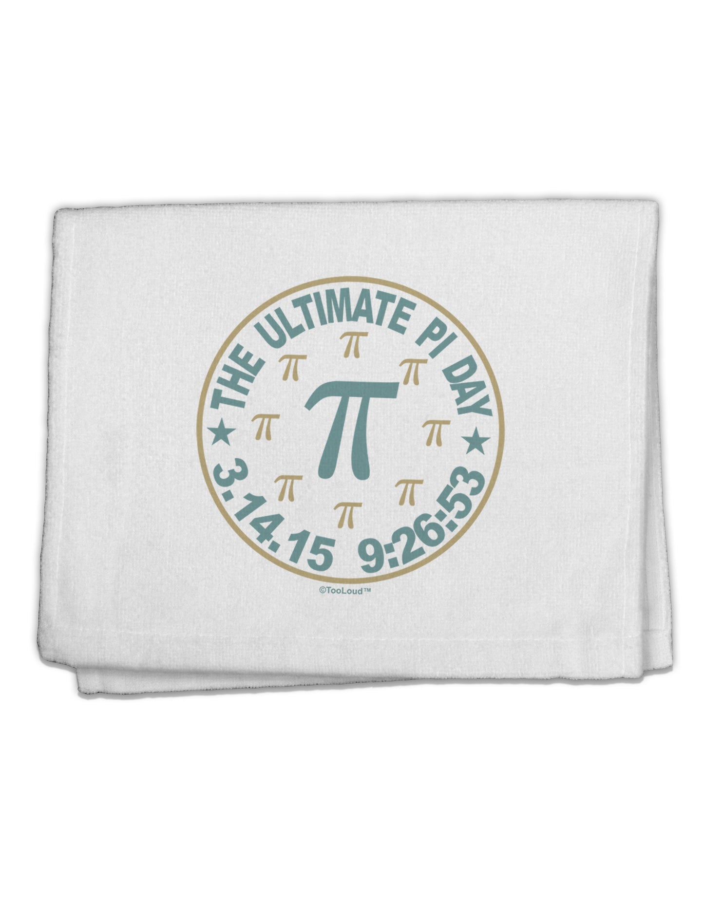 The Ultimate Pi Day Emblem 11"x18" Dish Fingertip Towel by TooLoud-Fingertip Towel-TooLoud-White-Davson Sales