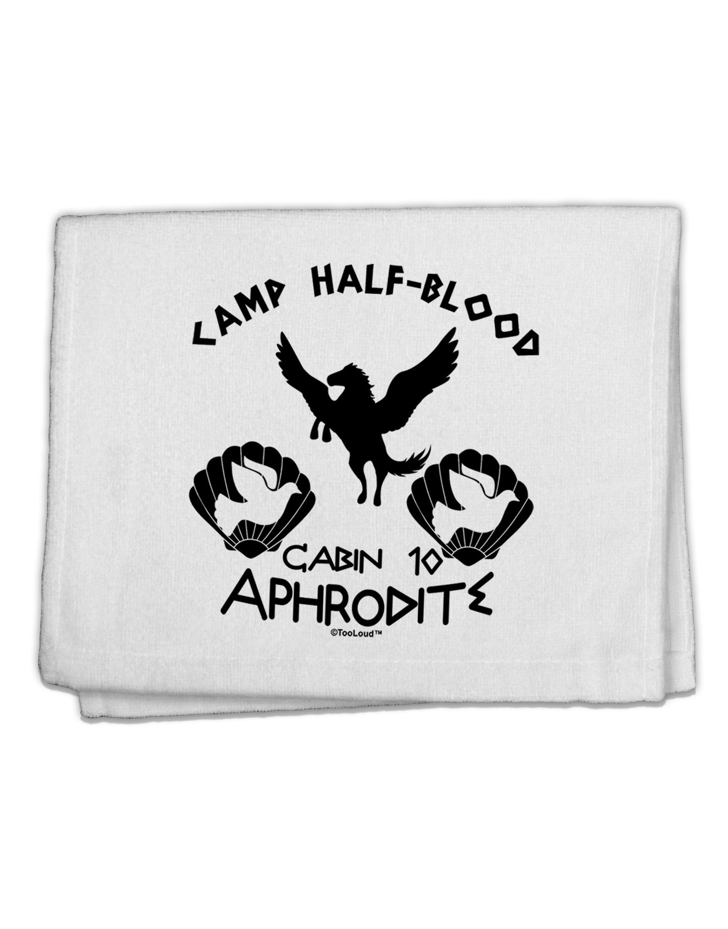 Cabin 10 Aphrodite Camp Half Blood 11"x18" Dish Fingertip Towel-Fingertip Towel-TooLoud-White-Davson Sales