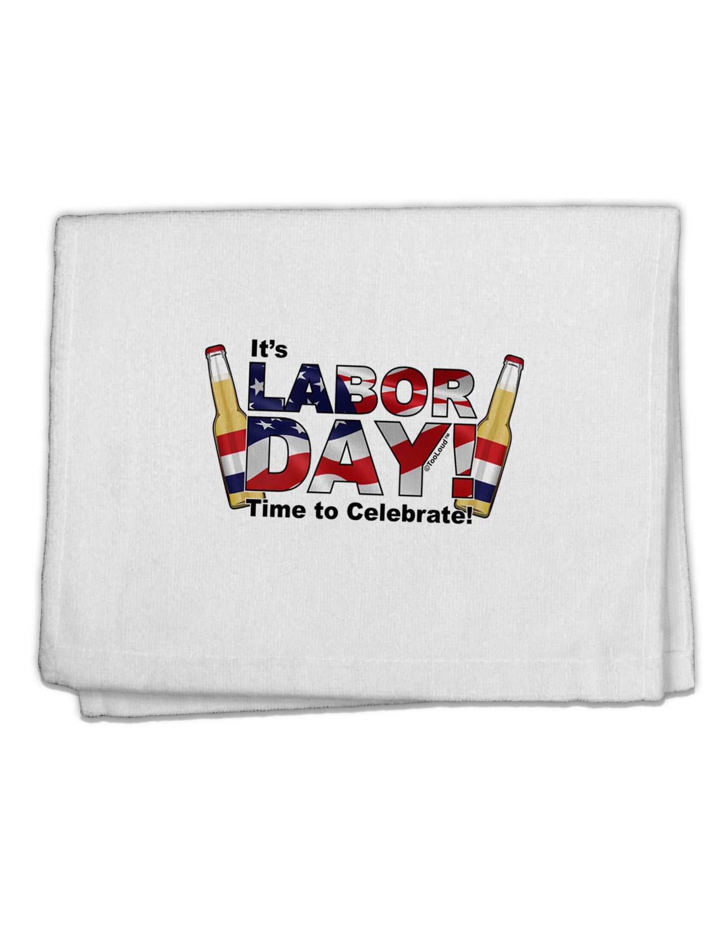 Labor Day - Celebrate 11"x18" Dish Fingertip Towel-Fingertip Towel-TooLoud-White-Davson Sales