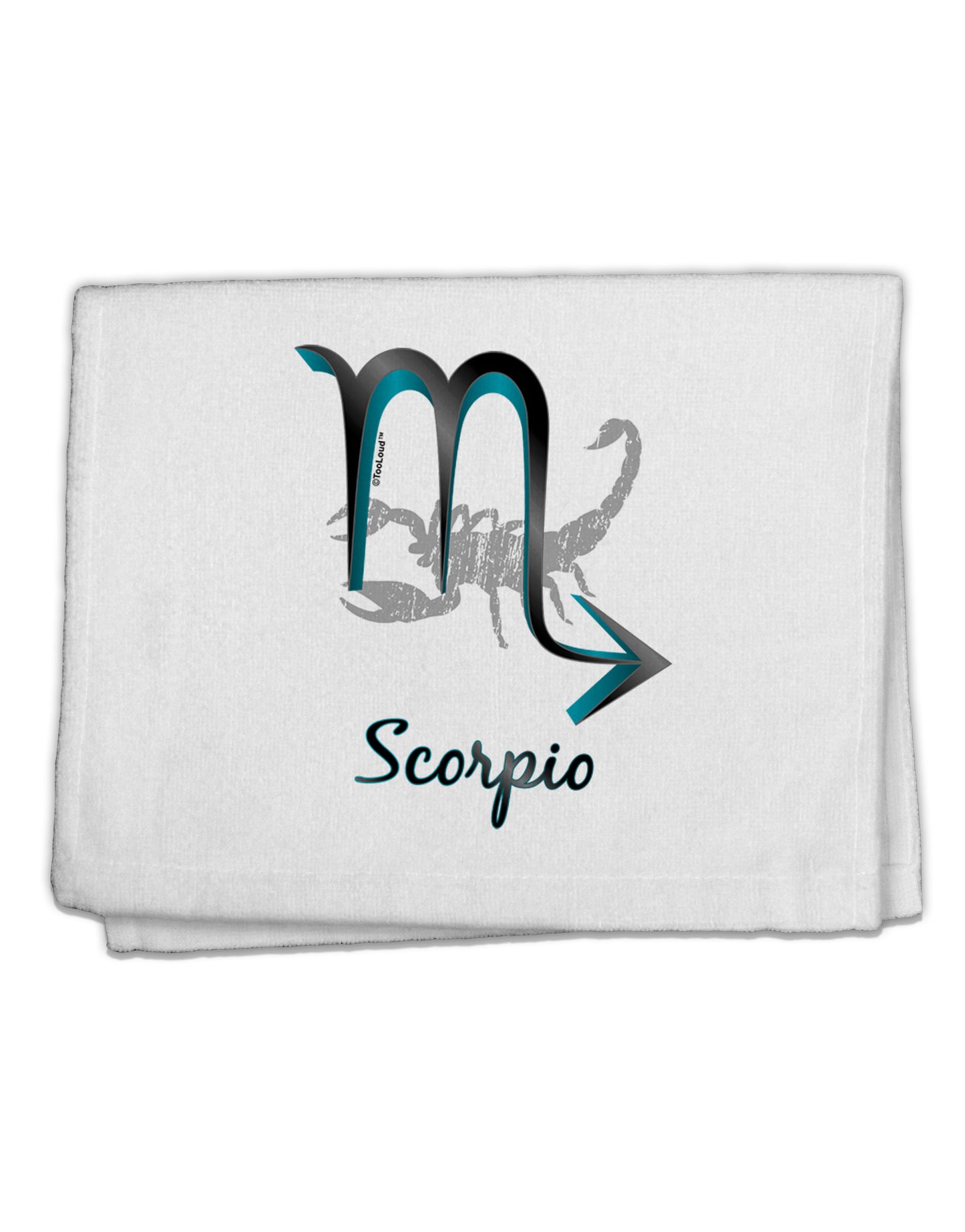 Scorpio Symbol 11"x18" Dish Fingertip Towel-Fingertip Towel-TooLoud-White-Davson Sales