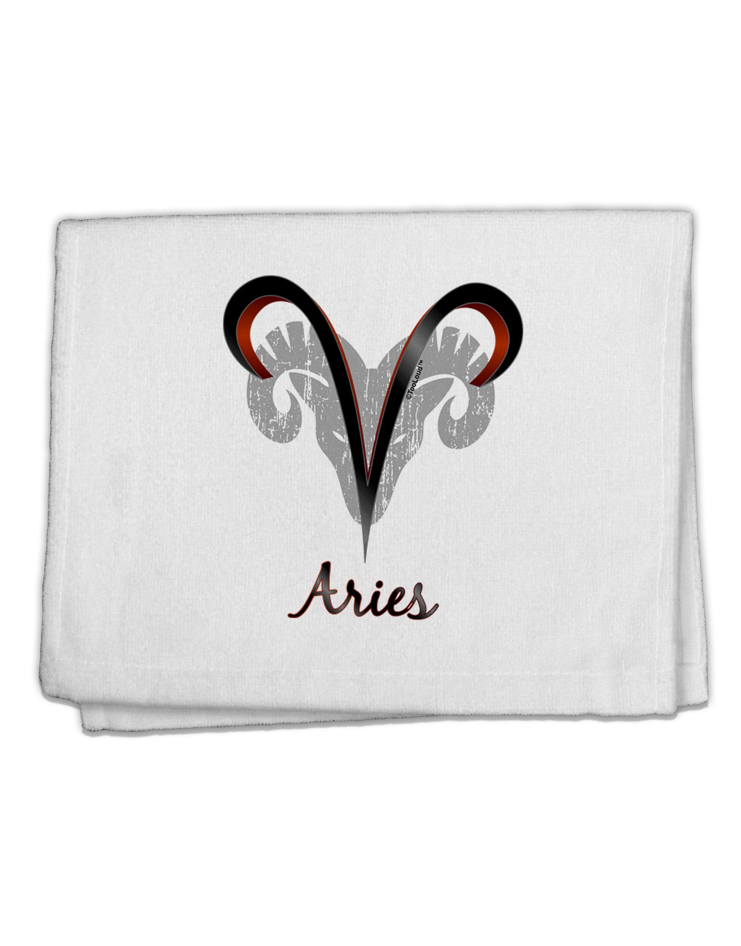 Aries Symbol 11"x18" Dish Fingertip Towel-Fingertip Towel-TooLoud-White-Davson Sales