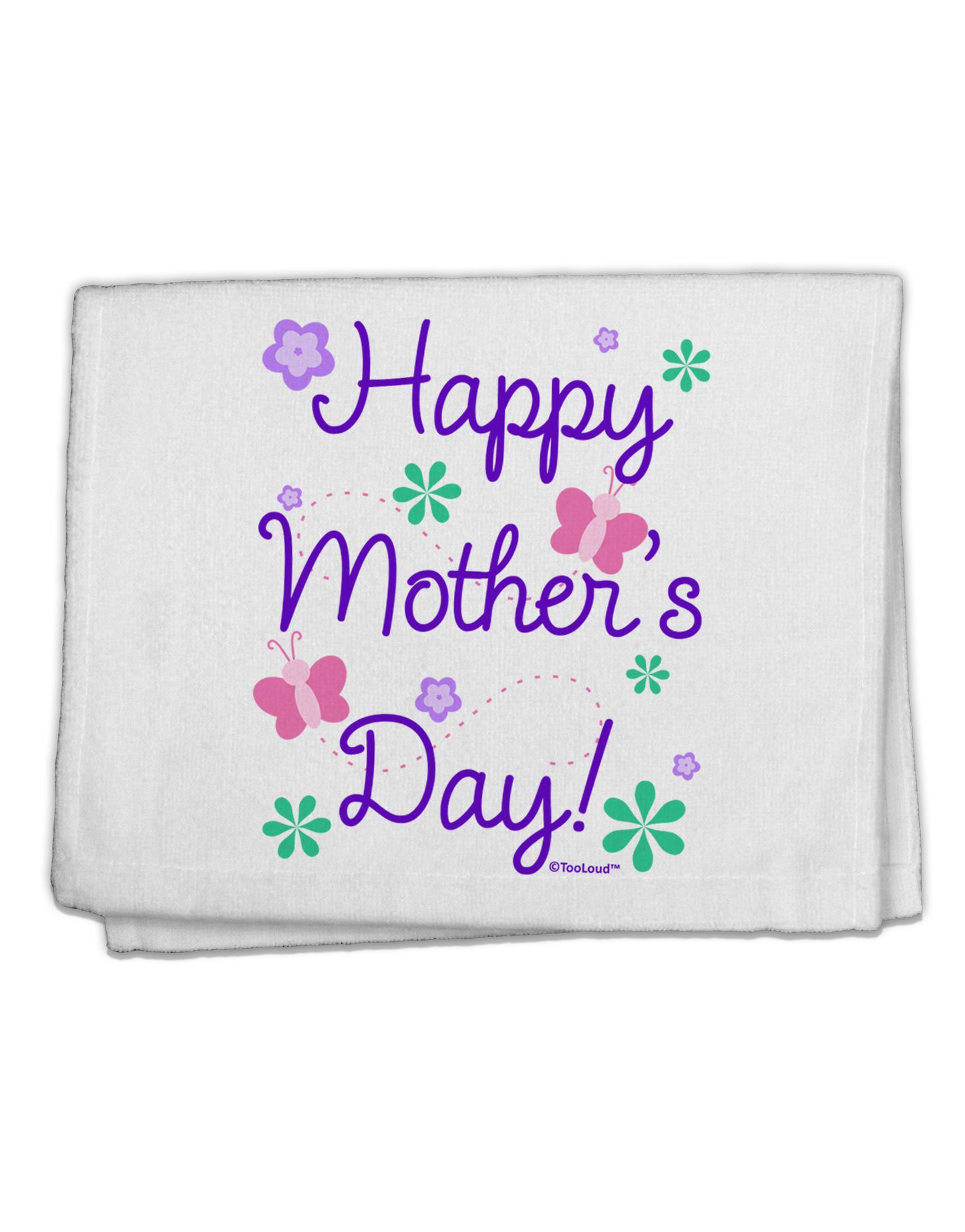 Happy Mother's Day Design 11"x18" Dish Fingertip Towel by TooLoud-Fingertip Towel-TooLoud-White-Davson Sales