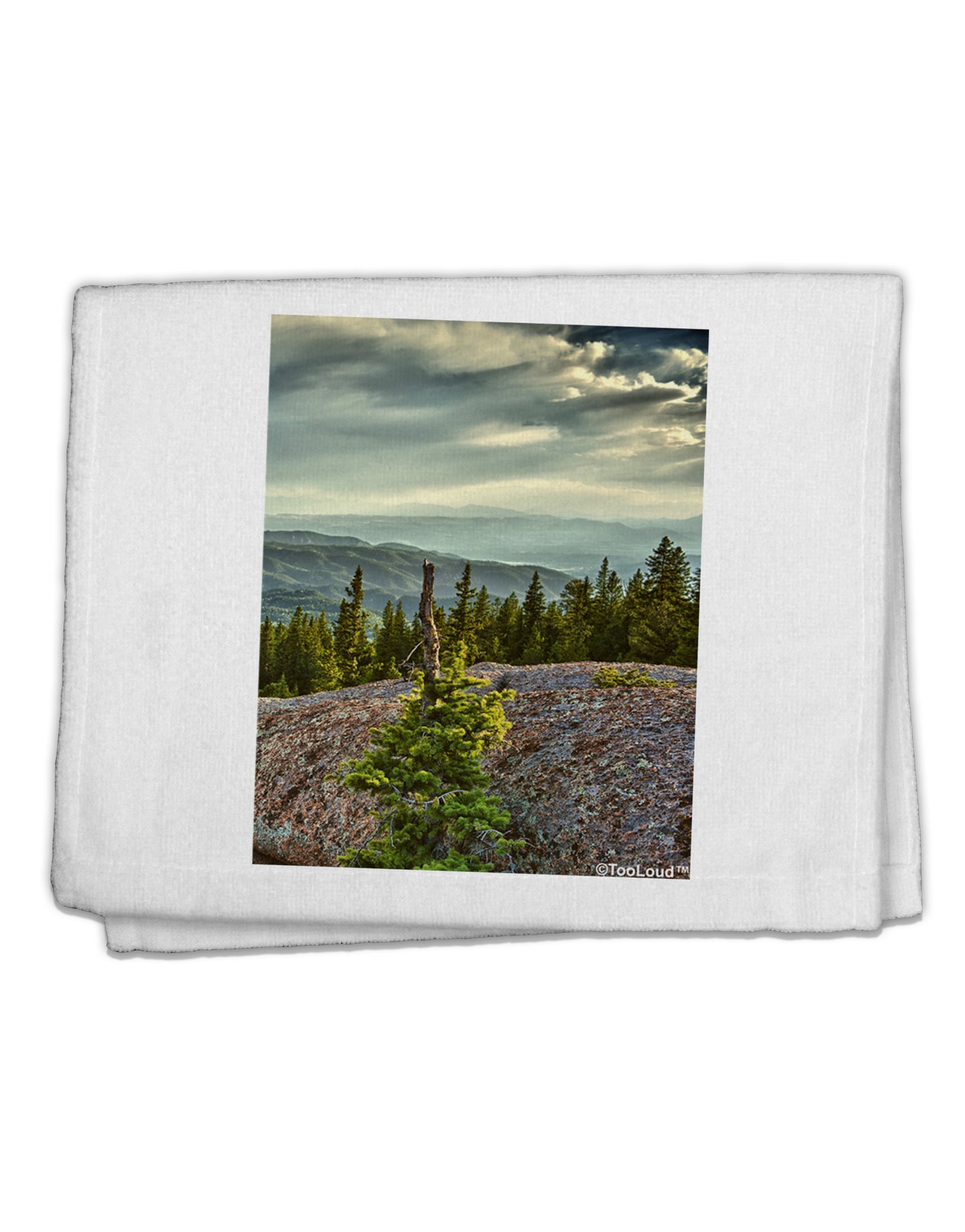 Nature Photography - Pine Kingdom 11"x18" Dish Fingertip Towel by TooLoud-TooLoud-White-Davson Sales