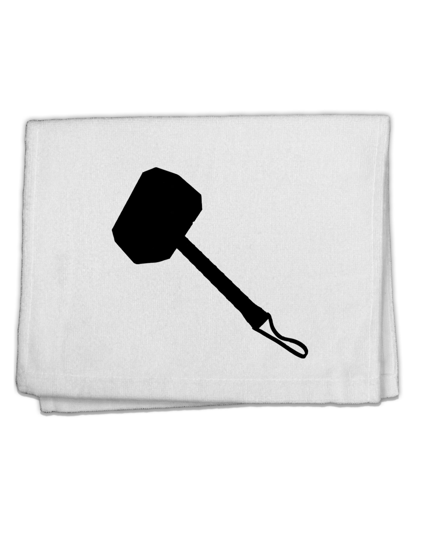Thors Hammer Nordic Runes Lucky Odin Mjolnir Valhalla 11"x18" Dish Fingertip Towel by TooLoud-TooLoud-White-Davson Sales