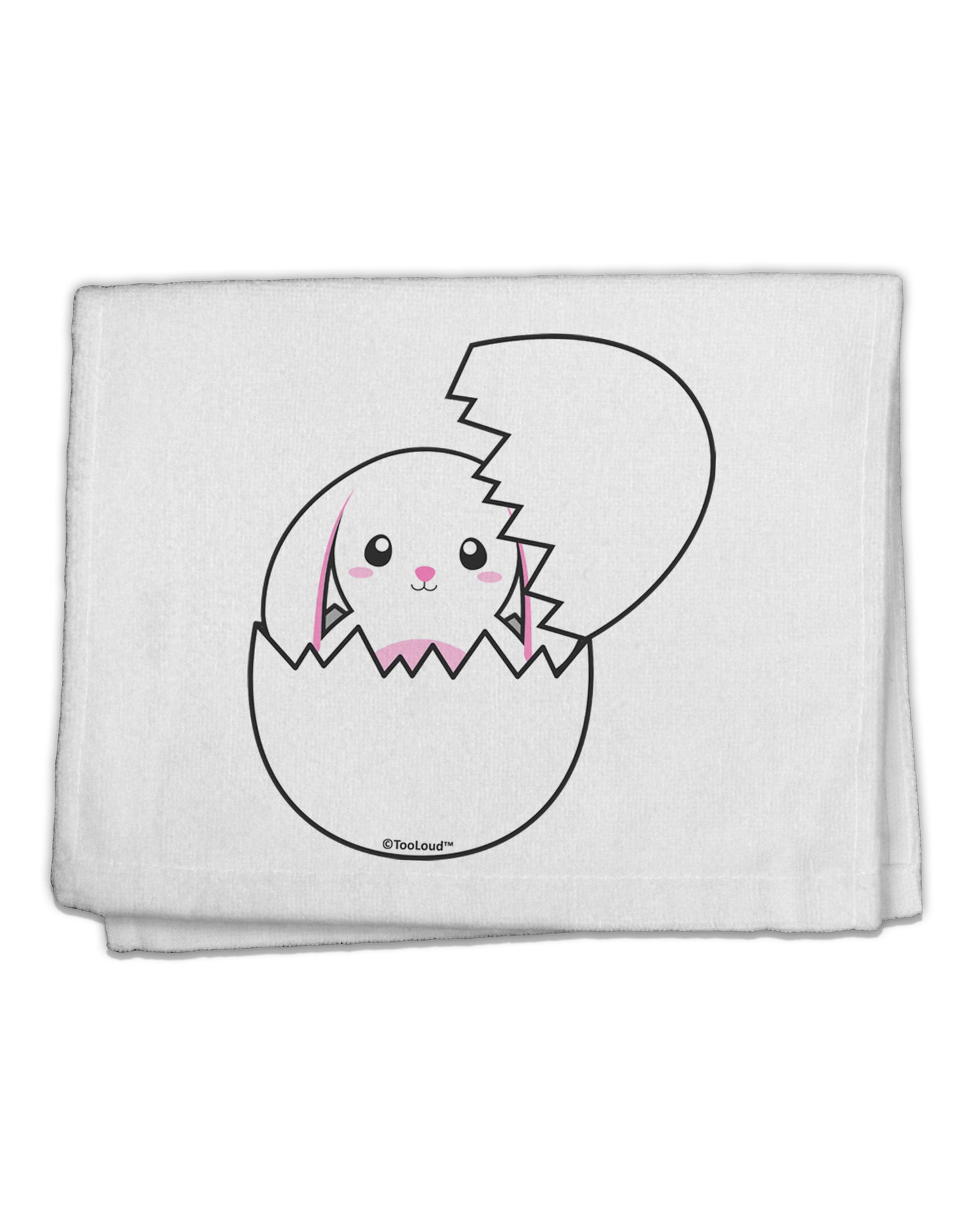 Cute Easter Bunny Hatching 11"x18" Dish Fingertip Towel by TooLoud-Fingertip Towel-TooLoud-White-Davson Sales