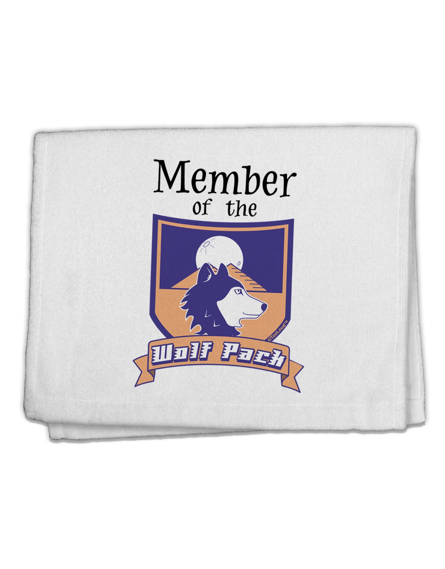 Member of the Wolf Pack 11"x18" Dish Fingertip Towel by TooLoud-Fingertip Towel-TooLoud-White-Davson Sales