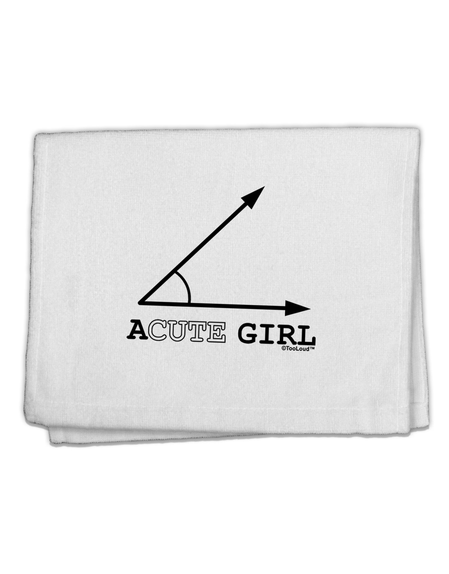 Acute Girl 11"x18" Dish Fingertip Towel-Fingertip Towel-TooLoud-White-Davson Sales