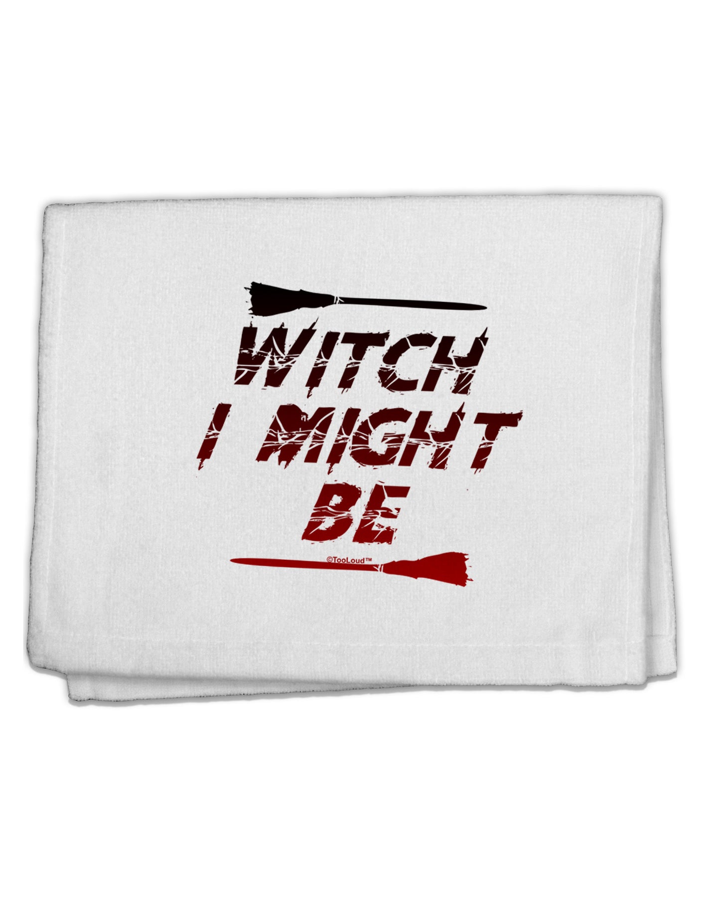 Witch I Might Be 11"x18" Dish Fingertip Towel by TooLoud-Fingertip Towel-TooLoud-White-Davson Sales