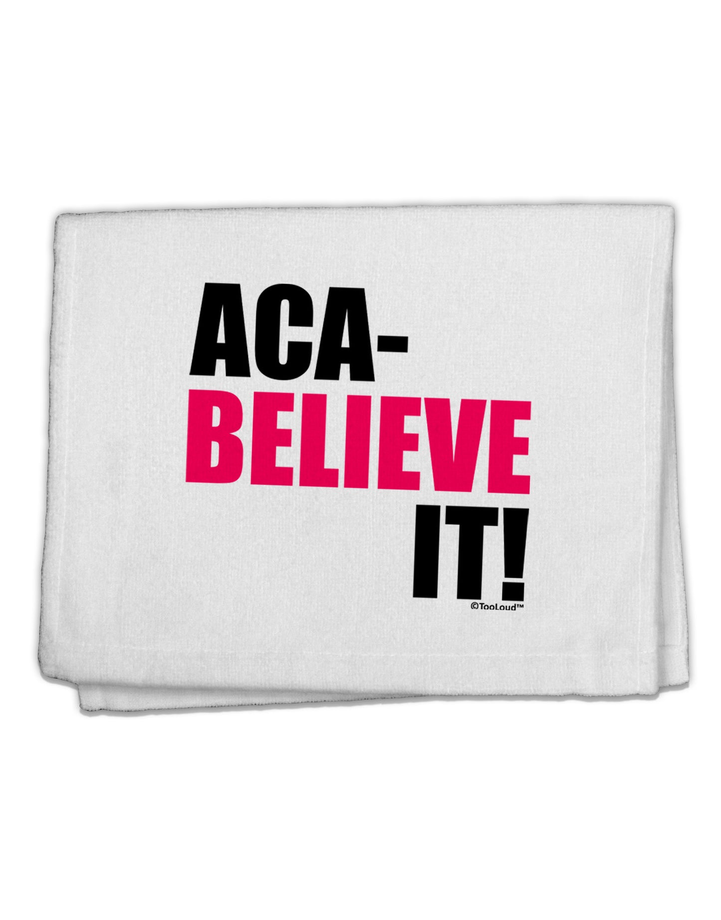 Aca Believe It 11"x18" Dish Fingertip Towel-Fingertip Towel-TooLoud-White-Davson Sales