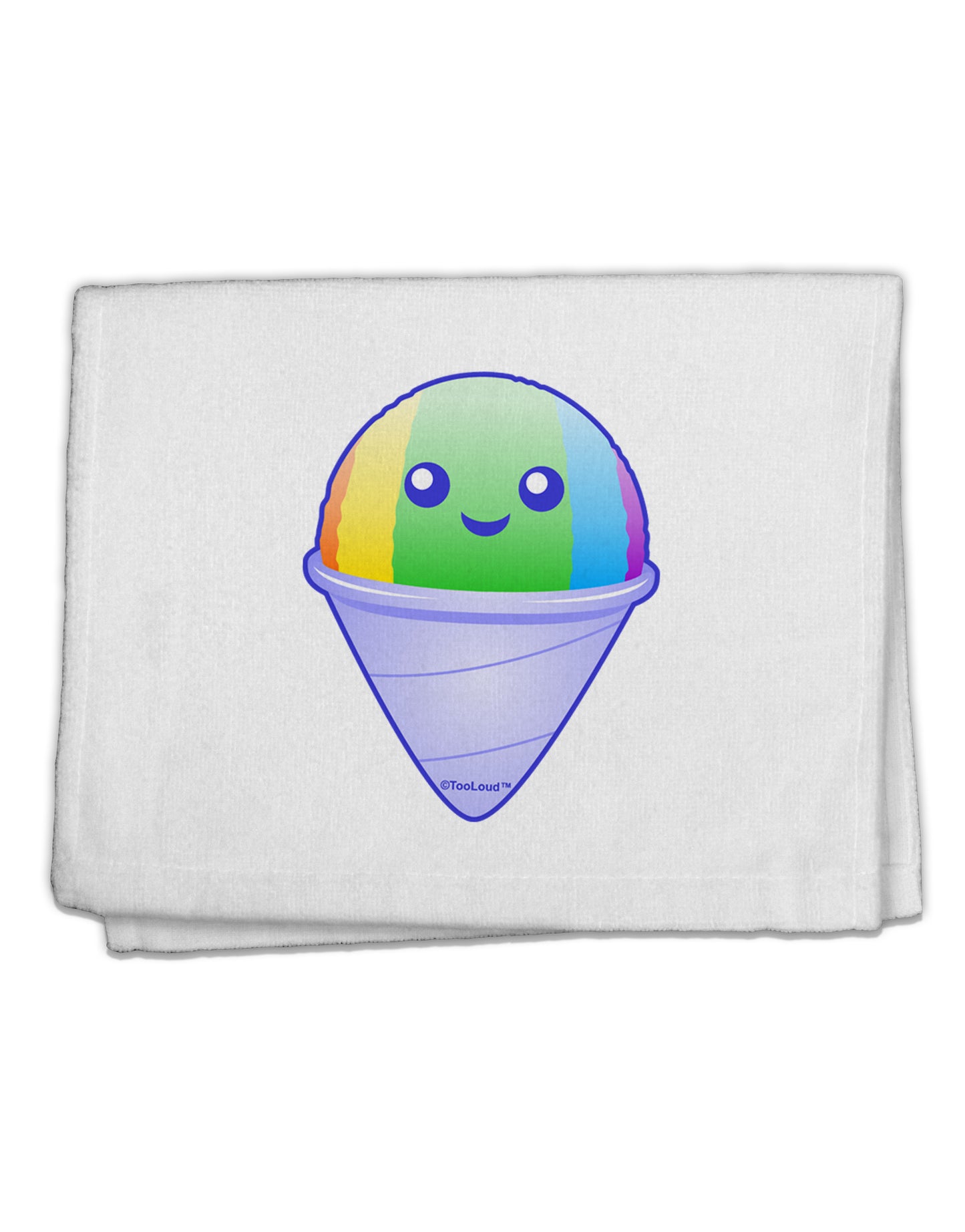 Cute Shaved Ice 11"x18" Dish Fingertip Towel by TooLoud-Fingertip Towel-TooLoud-White-Davson Sales