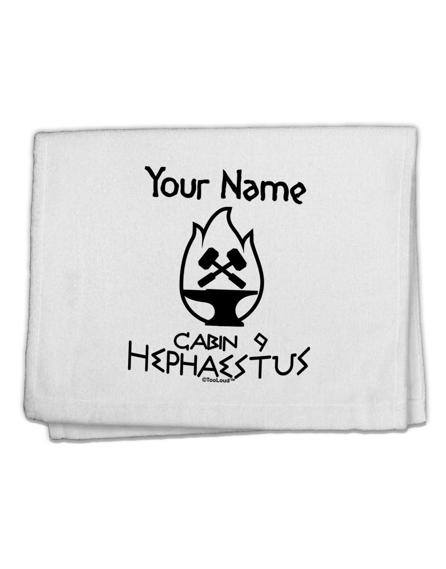 Personalized Cabin 9 Hephaestus 11"x18" Dish Fingertip Towel-Fingertip Towel-TooLoud-White-Davson Sales
