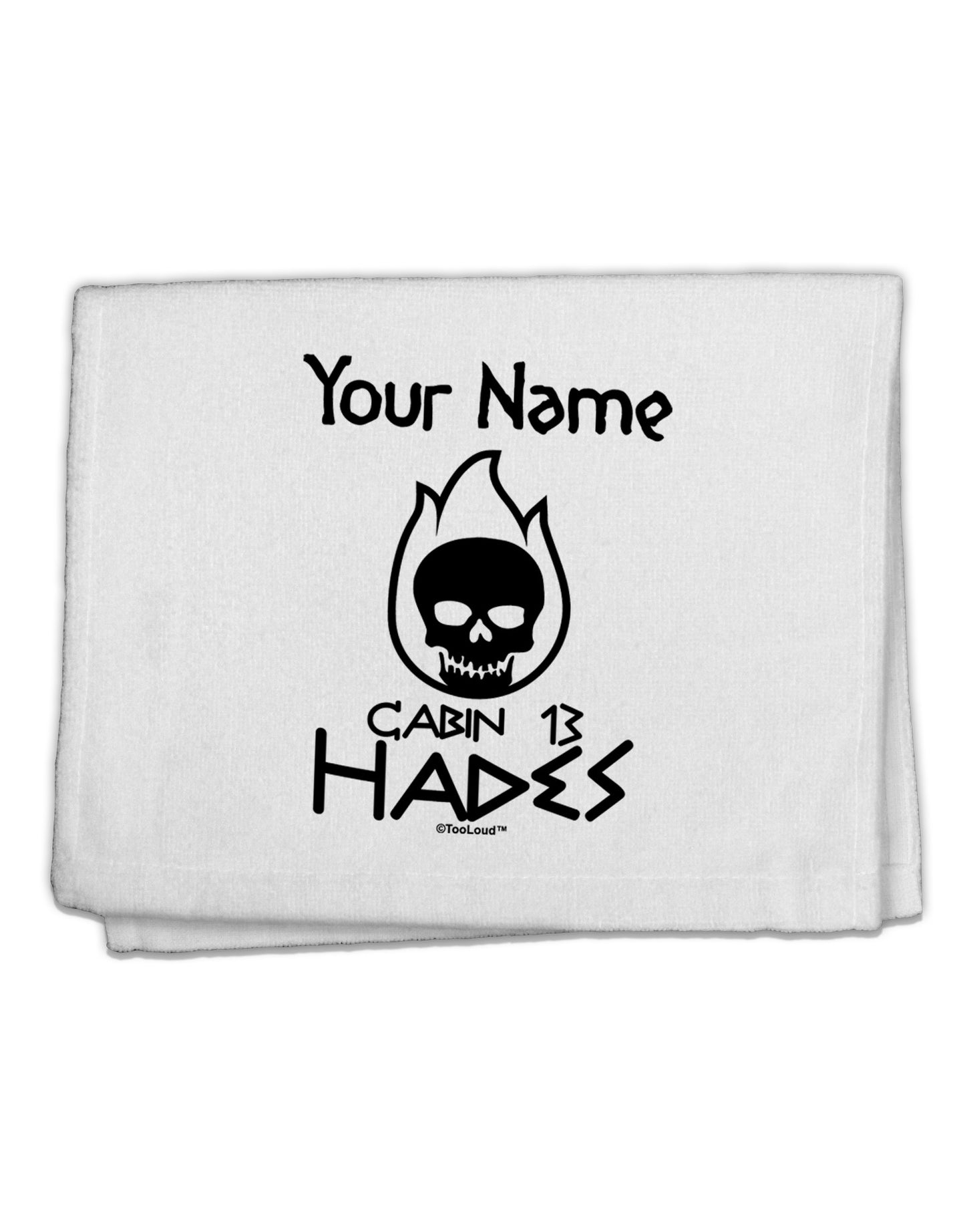 Personalized Cabin 13 Hades 11"x18" Dish Fingertip Towel-Fingertip Towel-TooLoud-White-Davson Sales