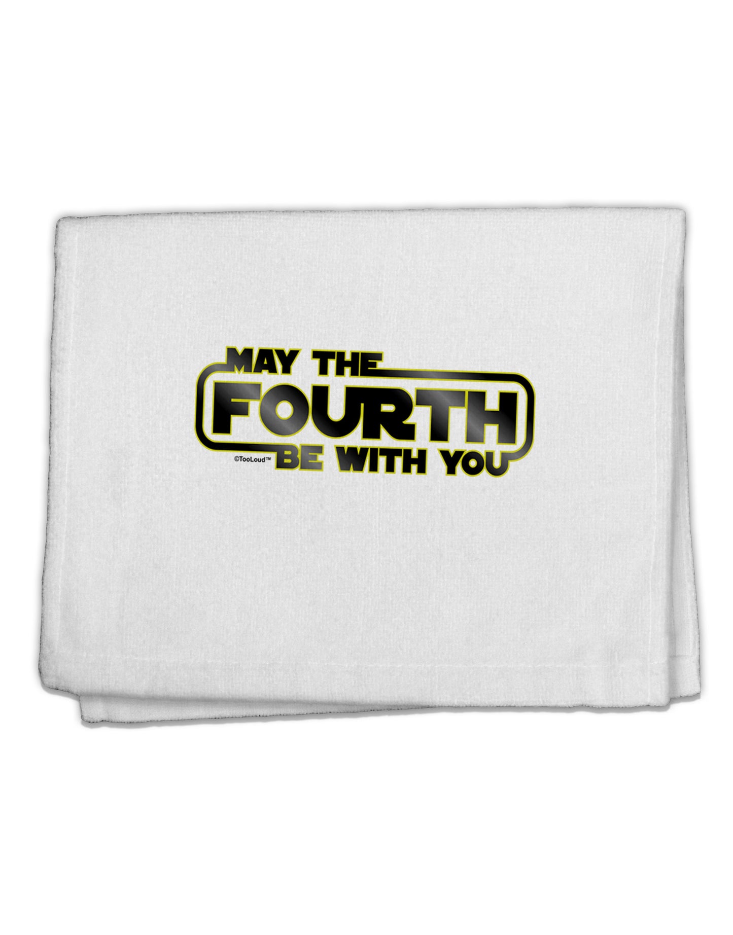May The Fourth Be With You 11"x18" Dish Fingertip Towel-Fingertip Towel-TooLoud-White-Davson Sales