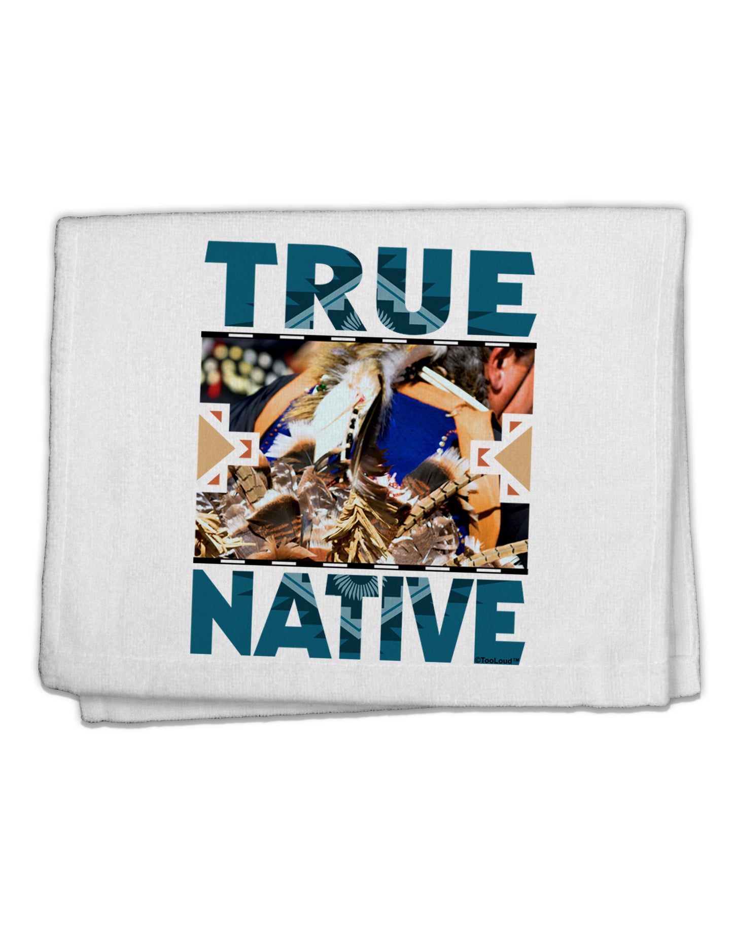 True Native American 11"x18" Dish Fingertip Towel-Fingertip Towel-TooLoud-White-Davson Sales