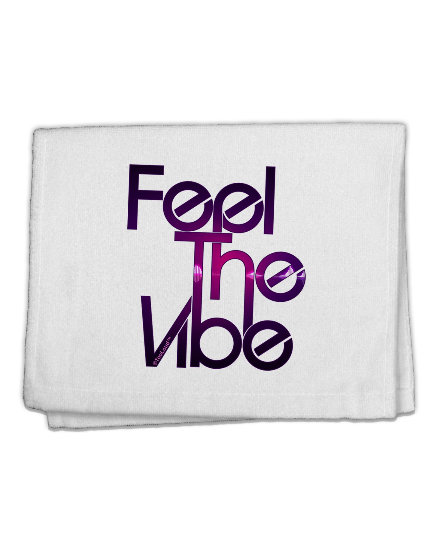 Feel The Vibe 11"x18" Dish Fingertip Towel-Fingertip Towel-TooLoud-White-Davson Sales