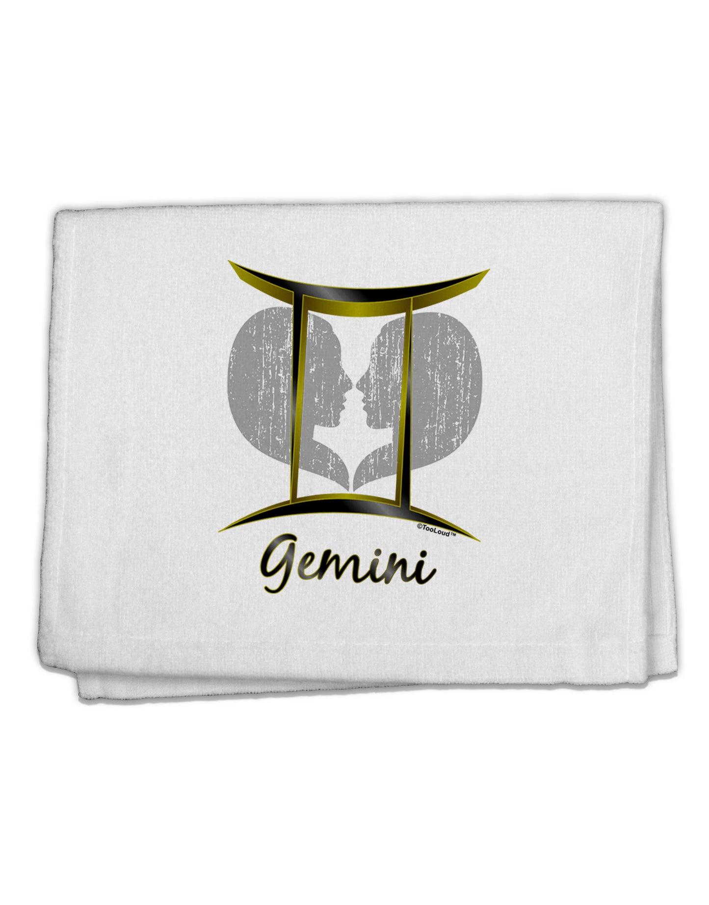 Gemini Symbol 11"x18" Dish Fingertip Towel-Fingertip Towel-TooLoud-White-Davson Sales
