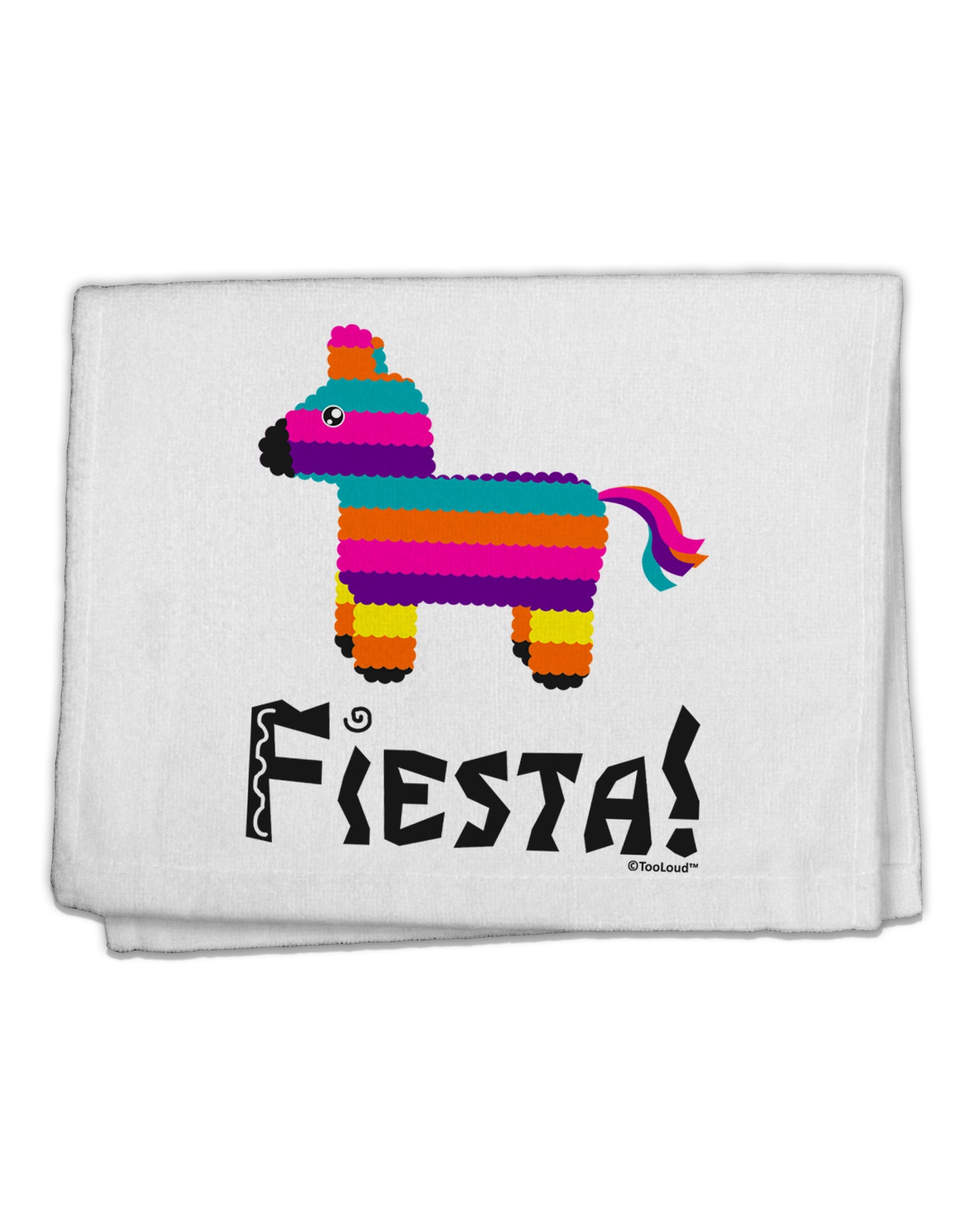 Colorful Pinata Design - Fiesta 11"x18" Dish Fingertip Towel by TooLoud-Fingertip Towel-TooLoud-White-Davson Sales