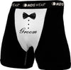 Tuxedo - Groom Mens NDS Wear Boxer Brief Underwear-Boxer Briefs-NDS Wear-Black-with-White-Small-Davson Sales