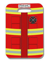 Firefighter Red AOP Luggage Tag Single Side All Over Print-Luggage Tag-TooLoud-White-One Size-Davson Sales