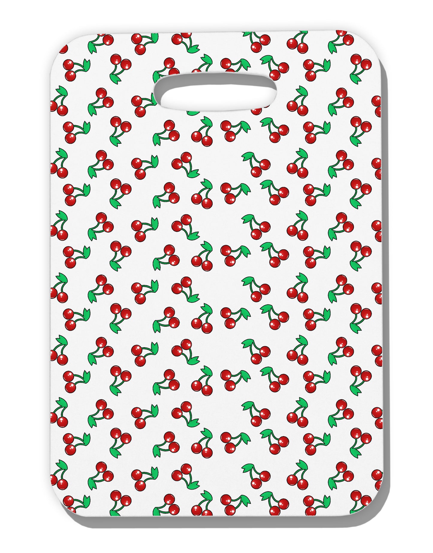 Cherries Everywhere Luggage Tag Dual Sided by TooLoud-Luggage Tag-TooLoud-White-One Size-Davson Sales