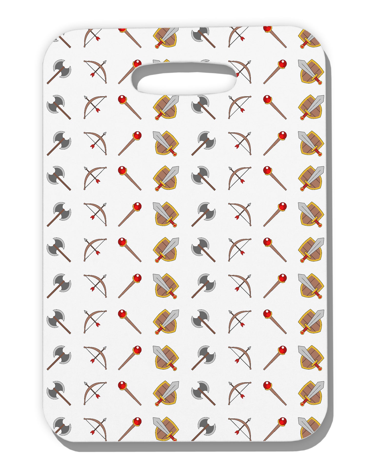 Fantasy Weapons Luggage Tag Dual Sided by TooLoud-Luggage Tag-TooLoud-White-One Size-Davson Sales