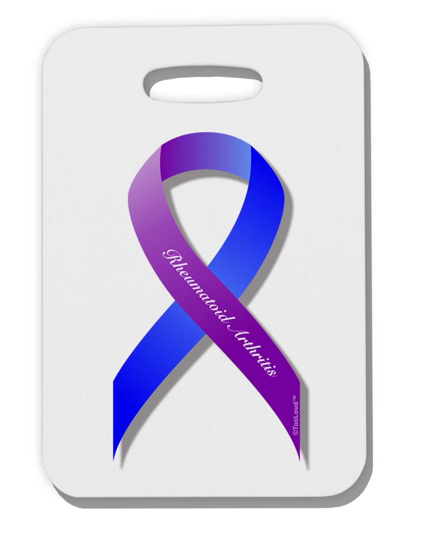 TooLoud Rheumatoid Arthritis Thick Plastic Luggage Tag-Luggage Tag-TooLoud-Davson Sales